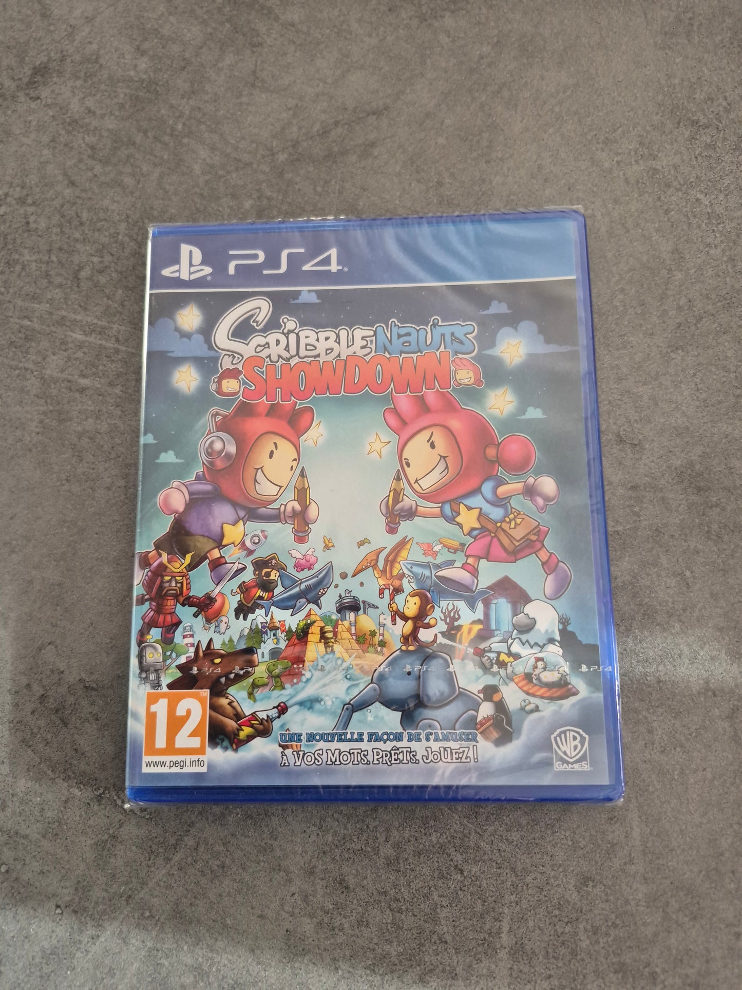 jeu scribble nauts showdown playstation 4 ps4 neuf sous blister Pal Fr