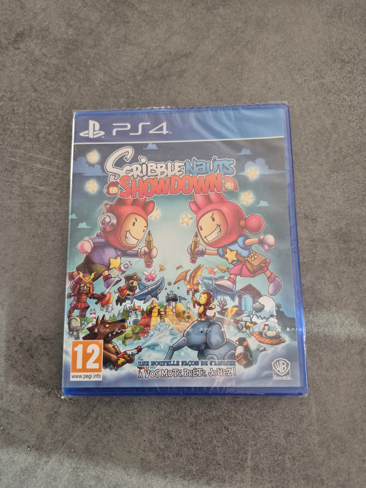 jeu scribble nauts showdown playstation 4 ps4 neuf sous blister Pal Fr