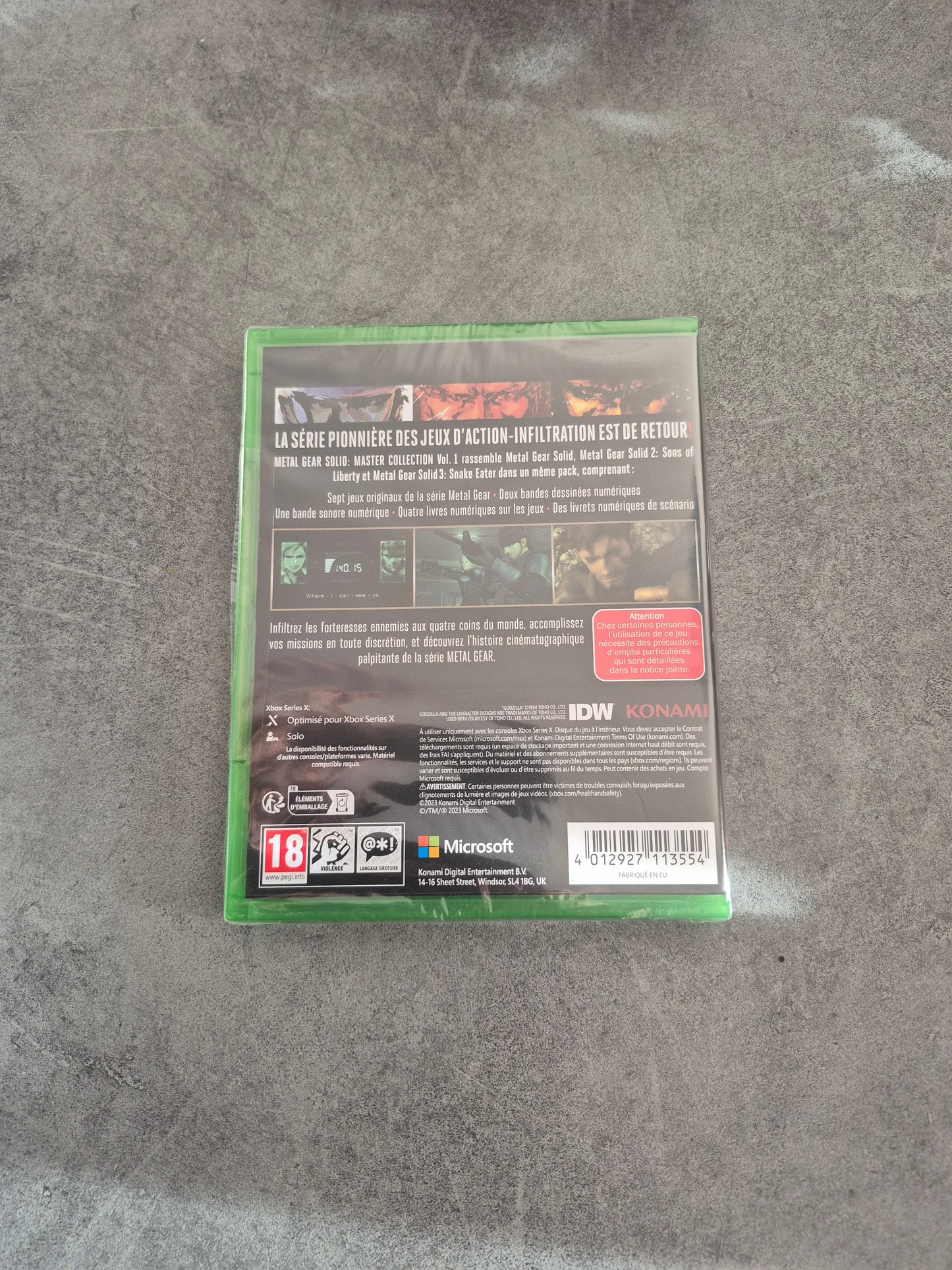 Metal Gear Solid Master Collection Vol. 1 - Xbox (Microsoft Xbox Series X S) Neuf Scellé