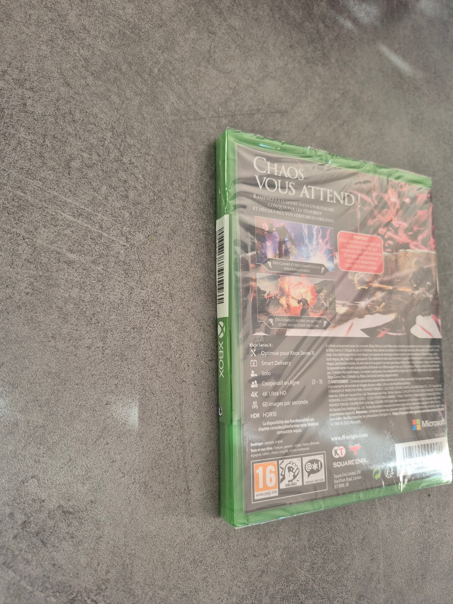 Jeu Stranger Of Paradise Final Fantasy Origin Jeu Xbox Series X / Xbox One Fr Neuf Scellé