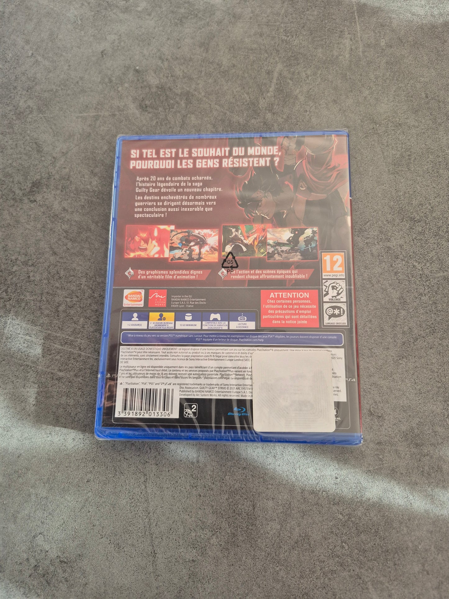 Jeu Guilty Gear Strive PS4 Neuf PAL FR Sony PlayStation 4 Neuf Scellé
