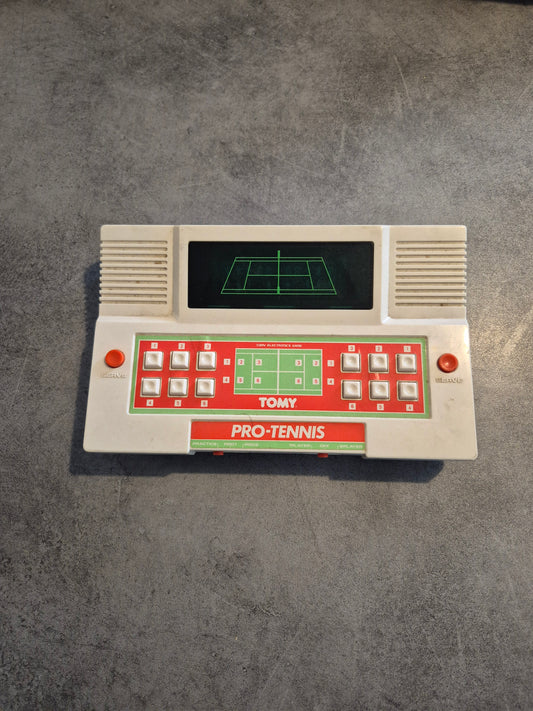 Vintage 1979 Tomy Jeu Électronique Tomytronic Pro Tennis Fonctionnel