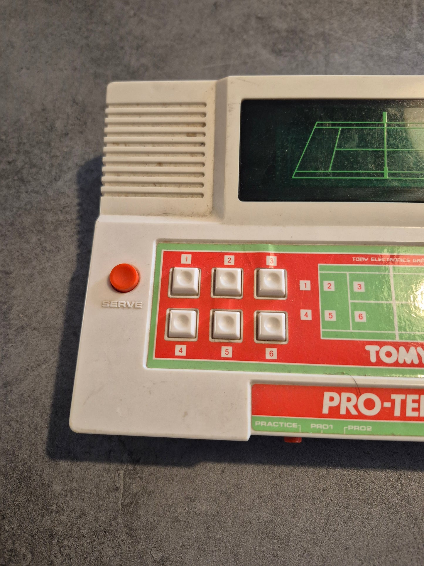 Vintage 1979 Tomy Jeu Électronique Tomytronic Pro Tennis Fonctionnel