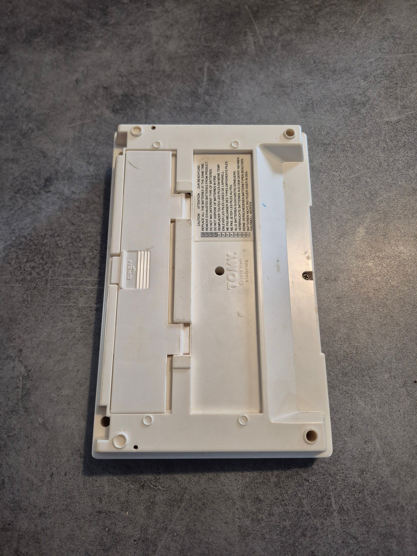 Vintage 1979 Tomy Jeu Électronique Tomytronic Pro Tennis Fonctionnel