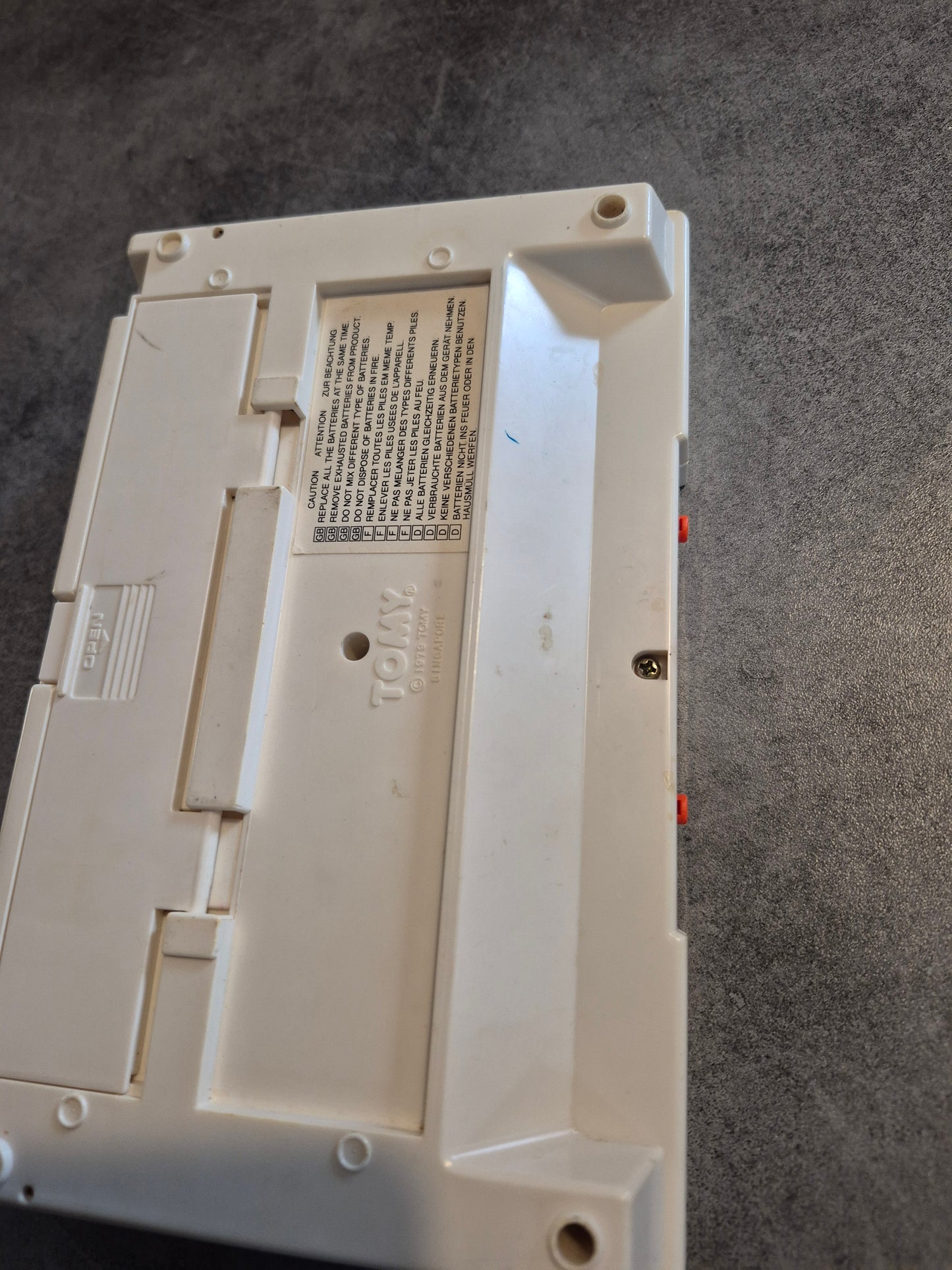 Vintage 1979 Tomy Jeu Électronique Tomytronic Pro Tennis Fonctionnel