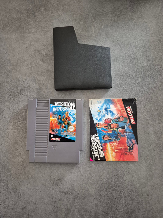 Jeu Nintendo Nes Mission Impossible avec Notice FRA