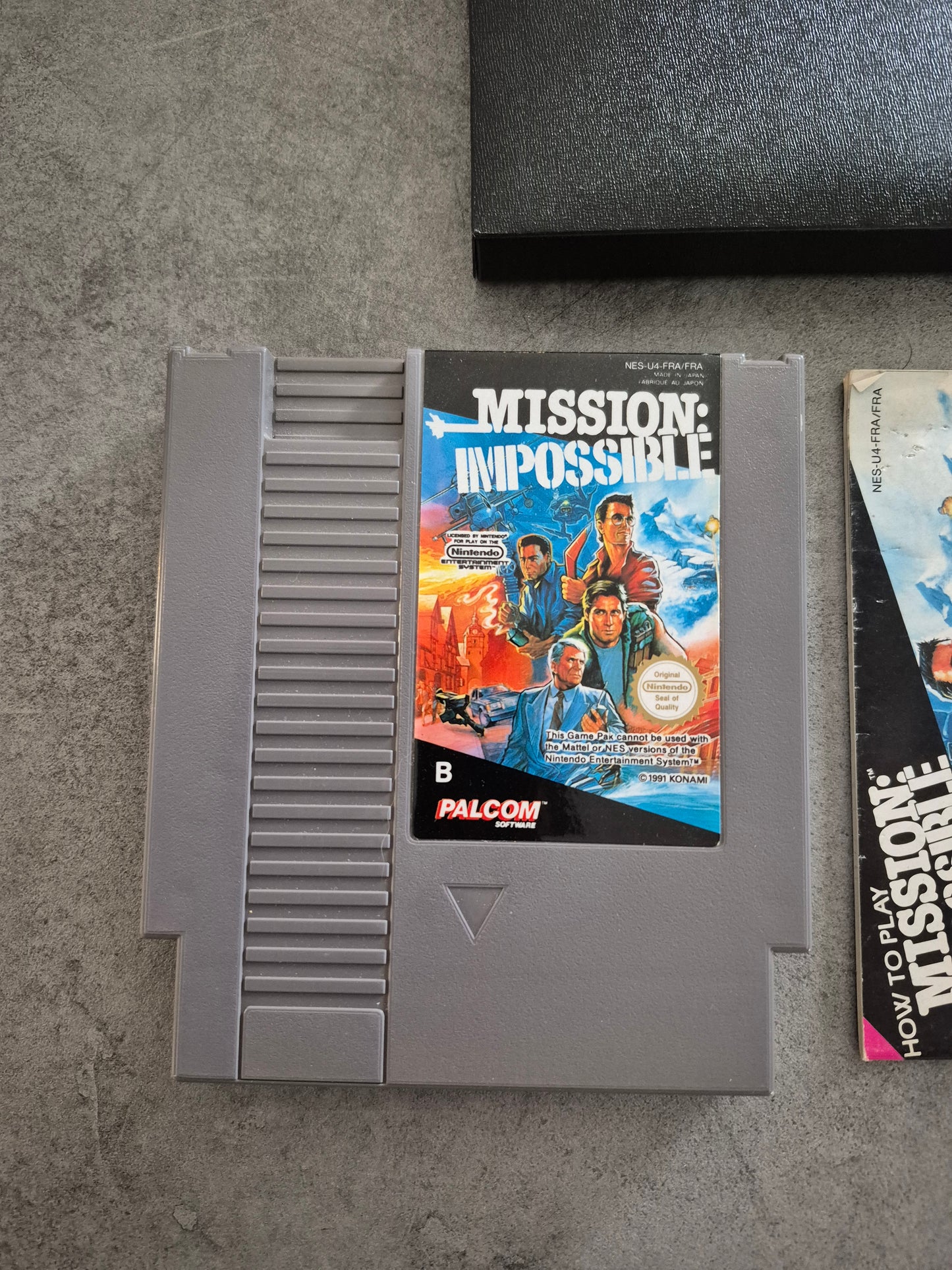 Jeu Nintendo Nes Mission Impossible avec Notice FRA