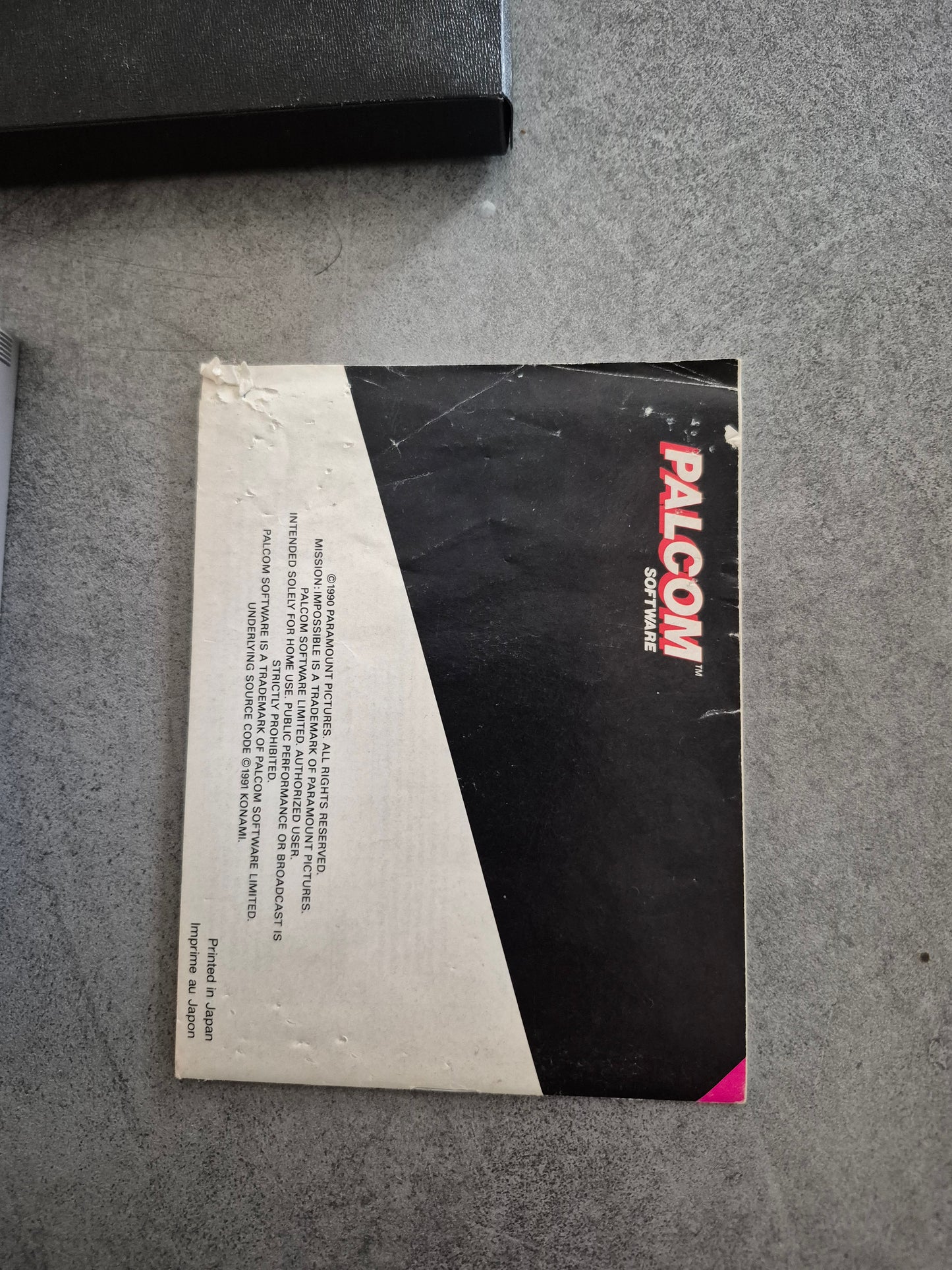 Jeu Nintendo Nes Mission Impossible avec Notice FRA