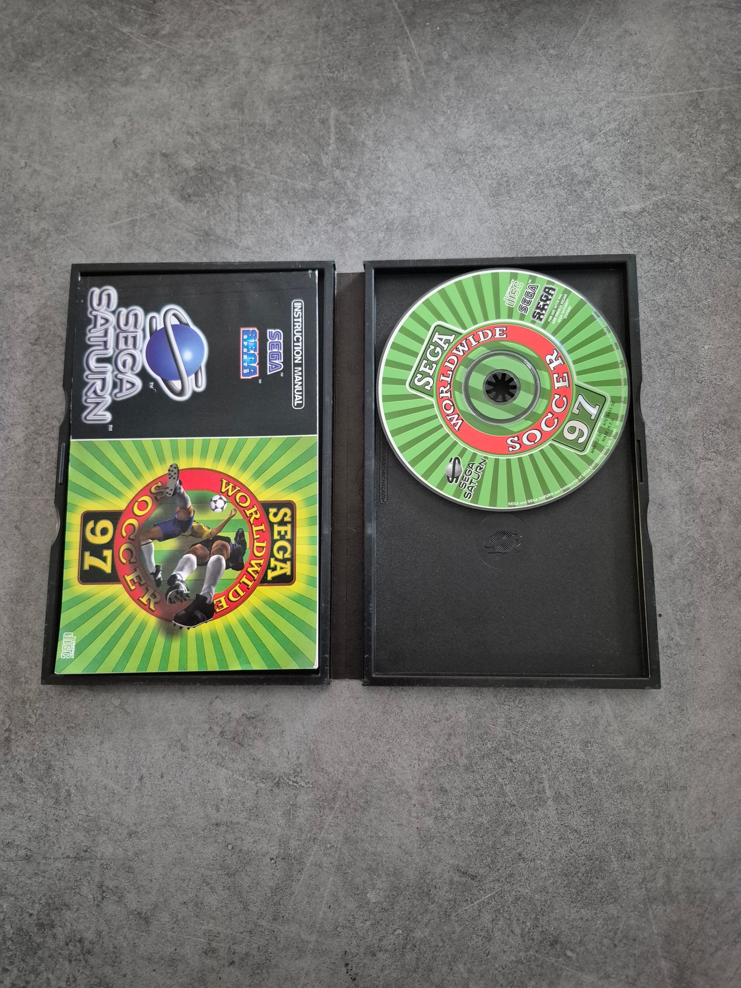 Jeu Sega WorldWide Soccer 97 Sega Saturn Complet PAL Fr