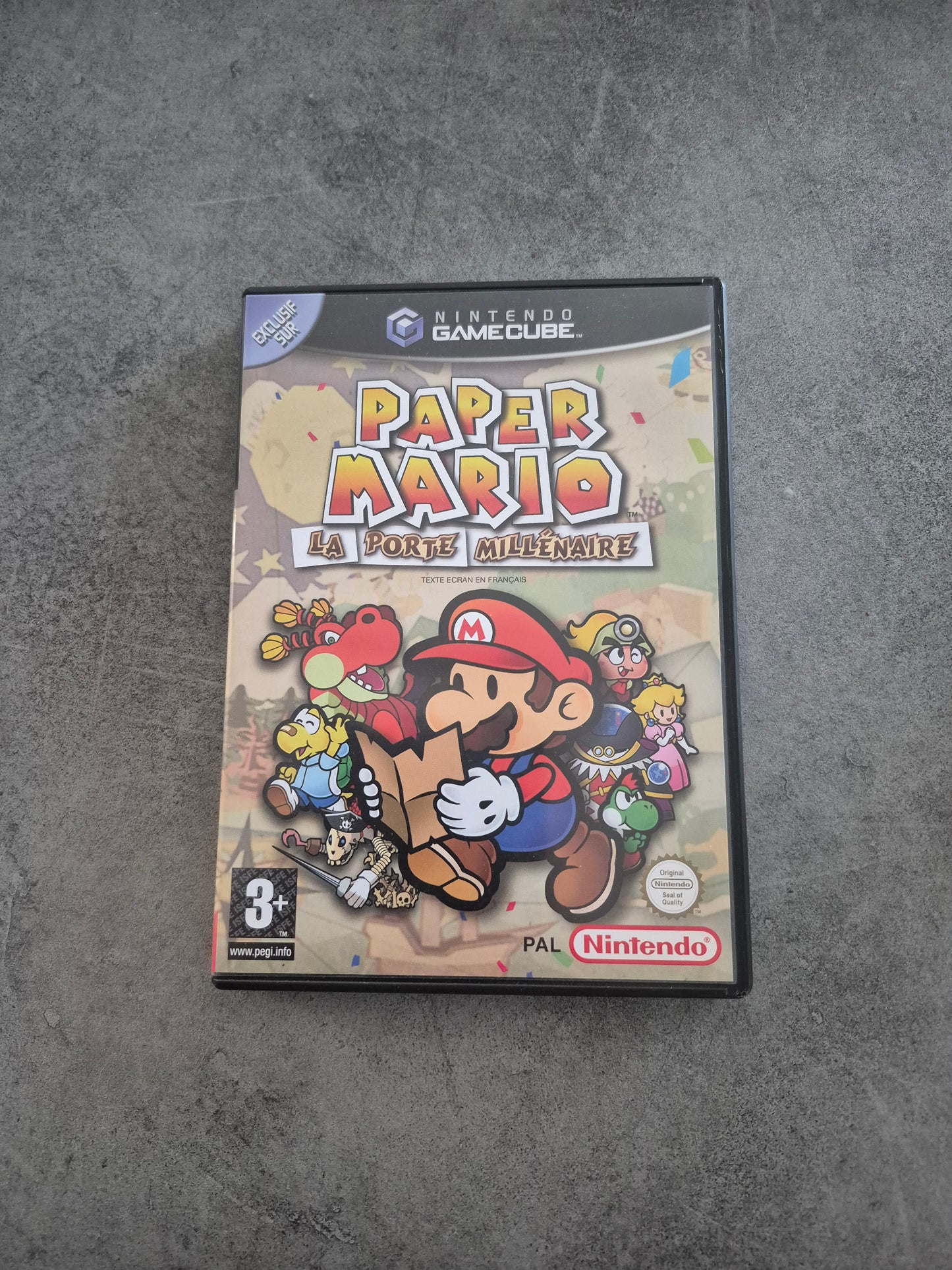 Jeu Paper Mario La Porte Millénaire Nintendo Gamecube - Pal Fr complet Sans Vip