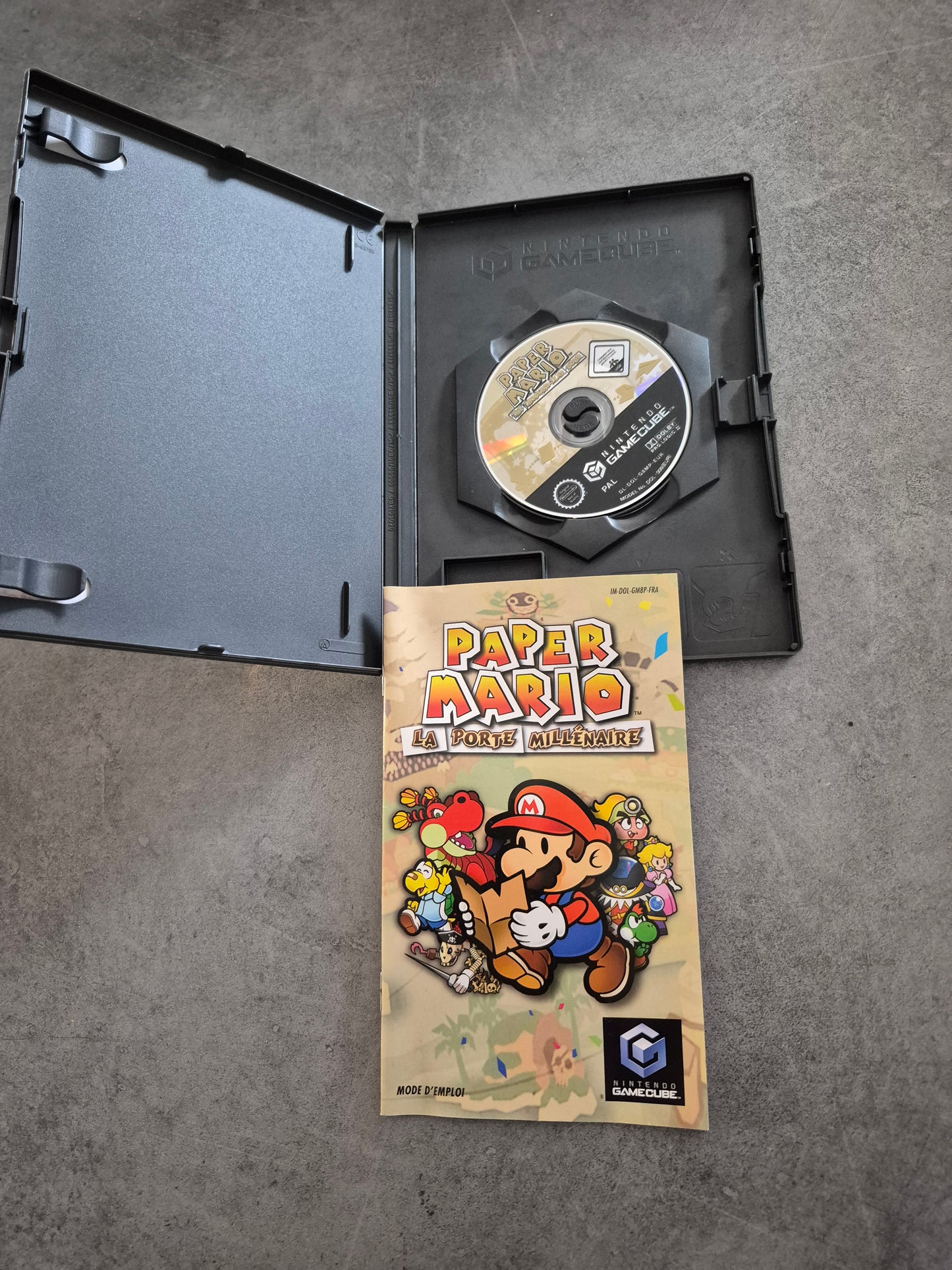 Jeu Paper Mario La Porte Millénaire Nintendo Gamecube - Pal Fr complet Sans Vip