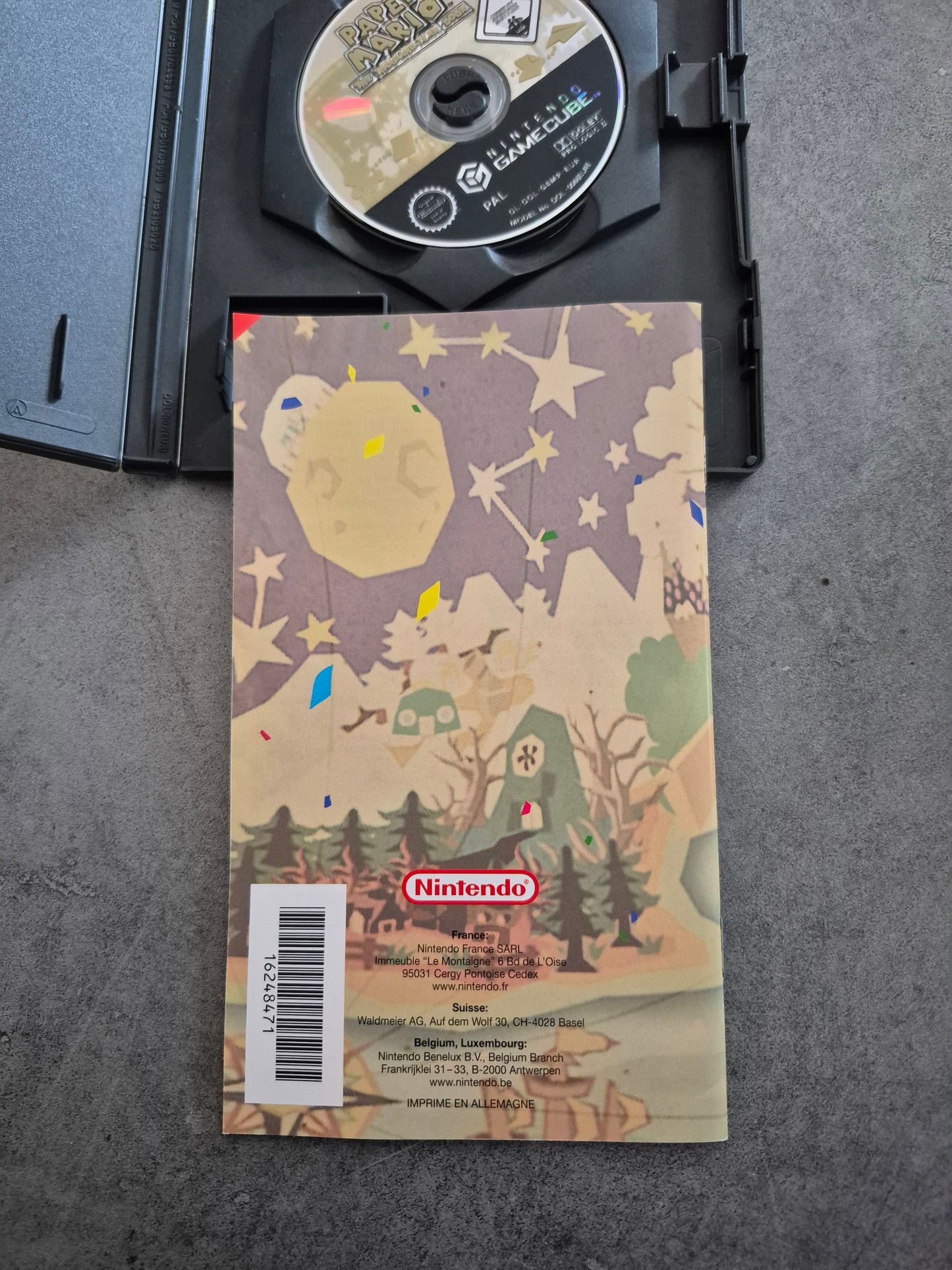 Jeu Paper Mario La Porte Millénaire Nintendo Gamecube - Pal Fr complet Sans Vip