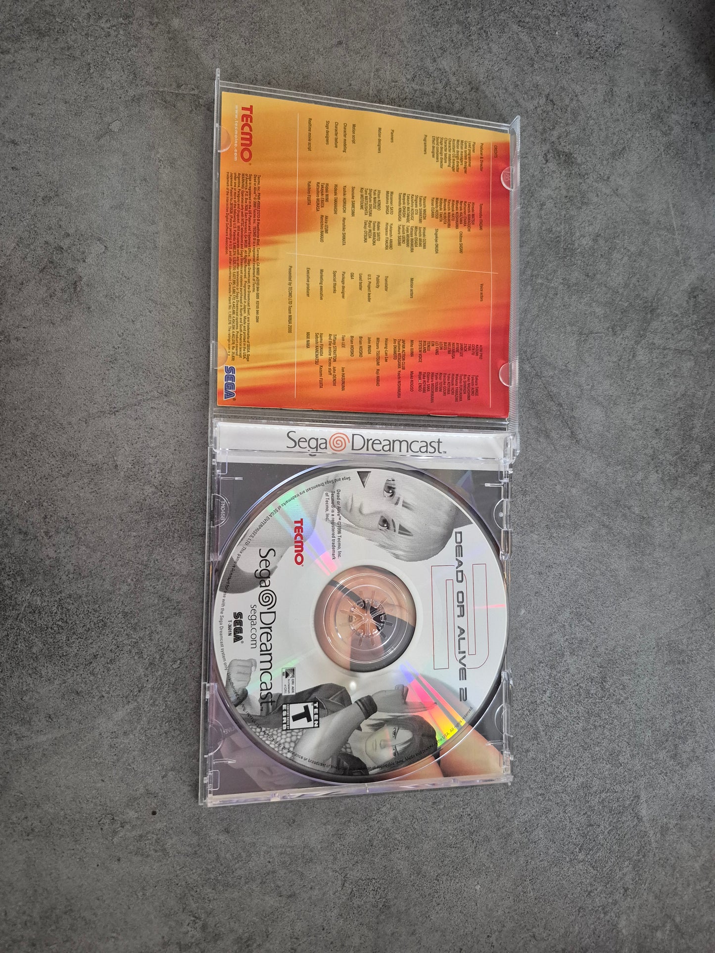 Jeu Sega Dreamcast - Dead Or Alive 2 - USA Complet