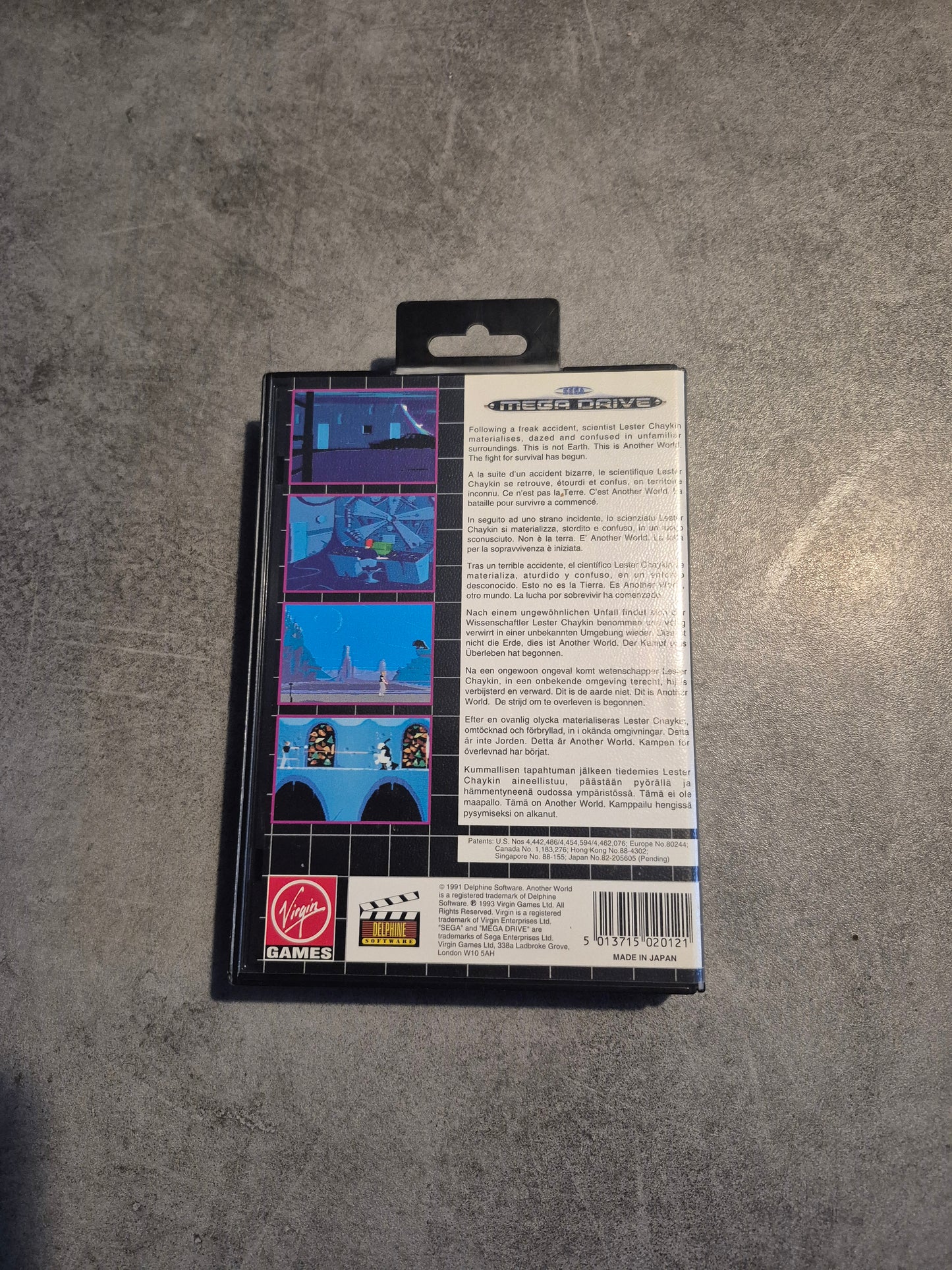 Jeu Another world sega megadrive complet pal excellent état