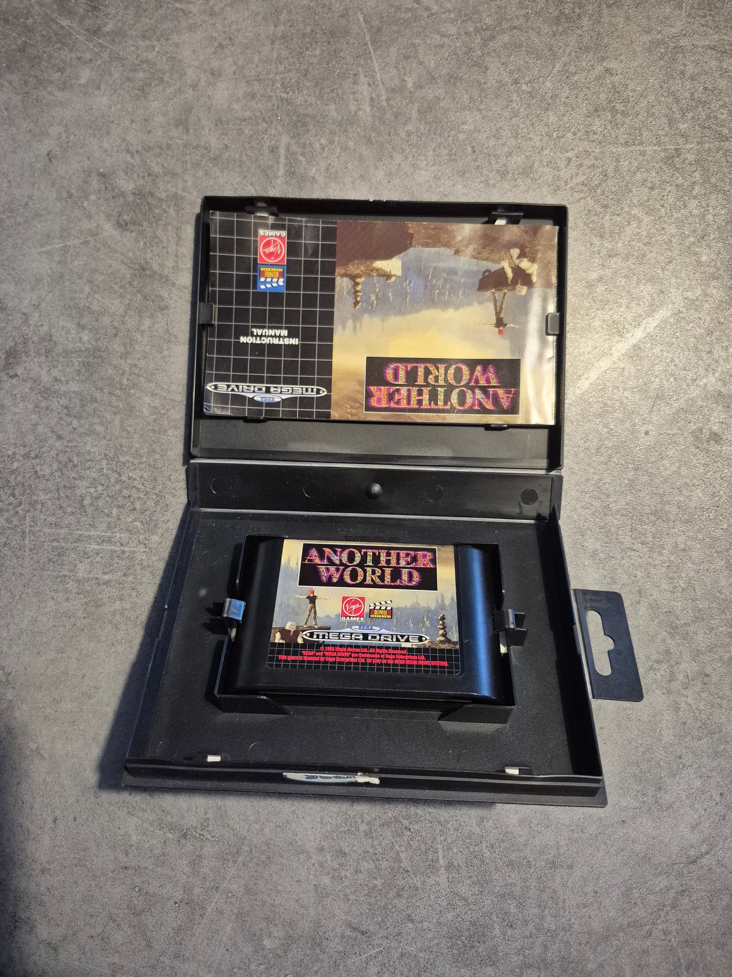 Jeu Another world sega megadrive complet pal excellent état