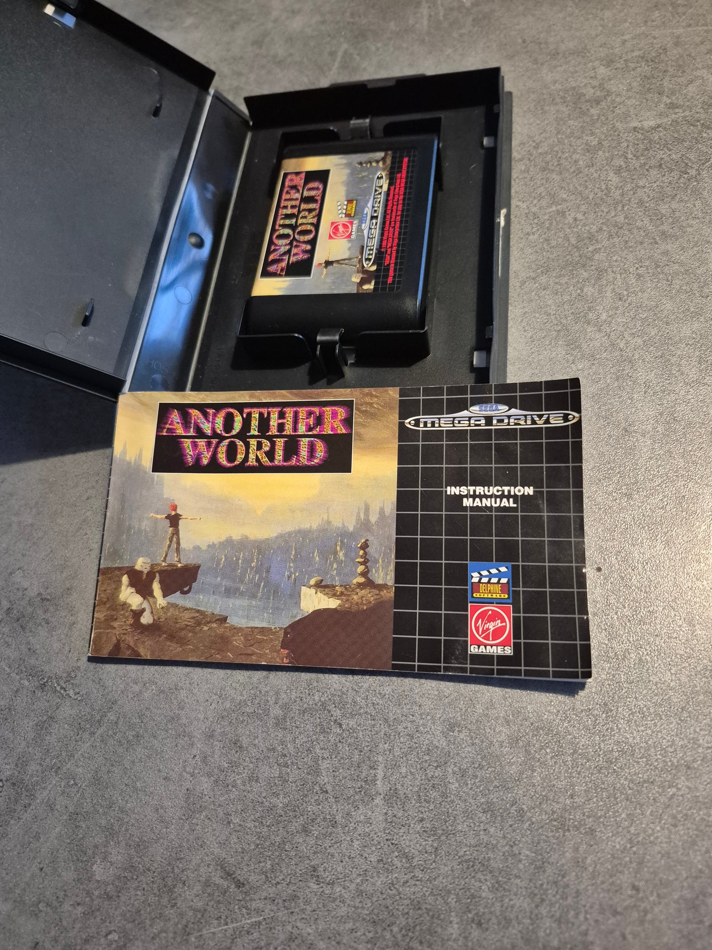 Jeu Another world sega megadrive complet pal excellent état