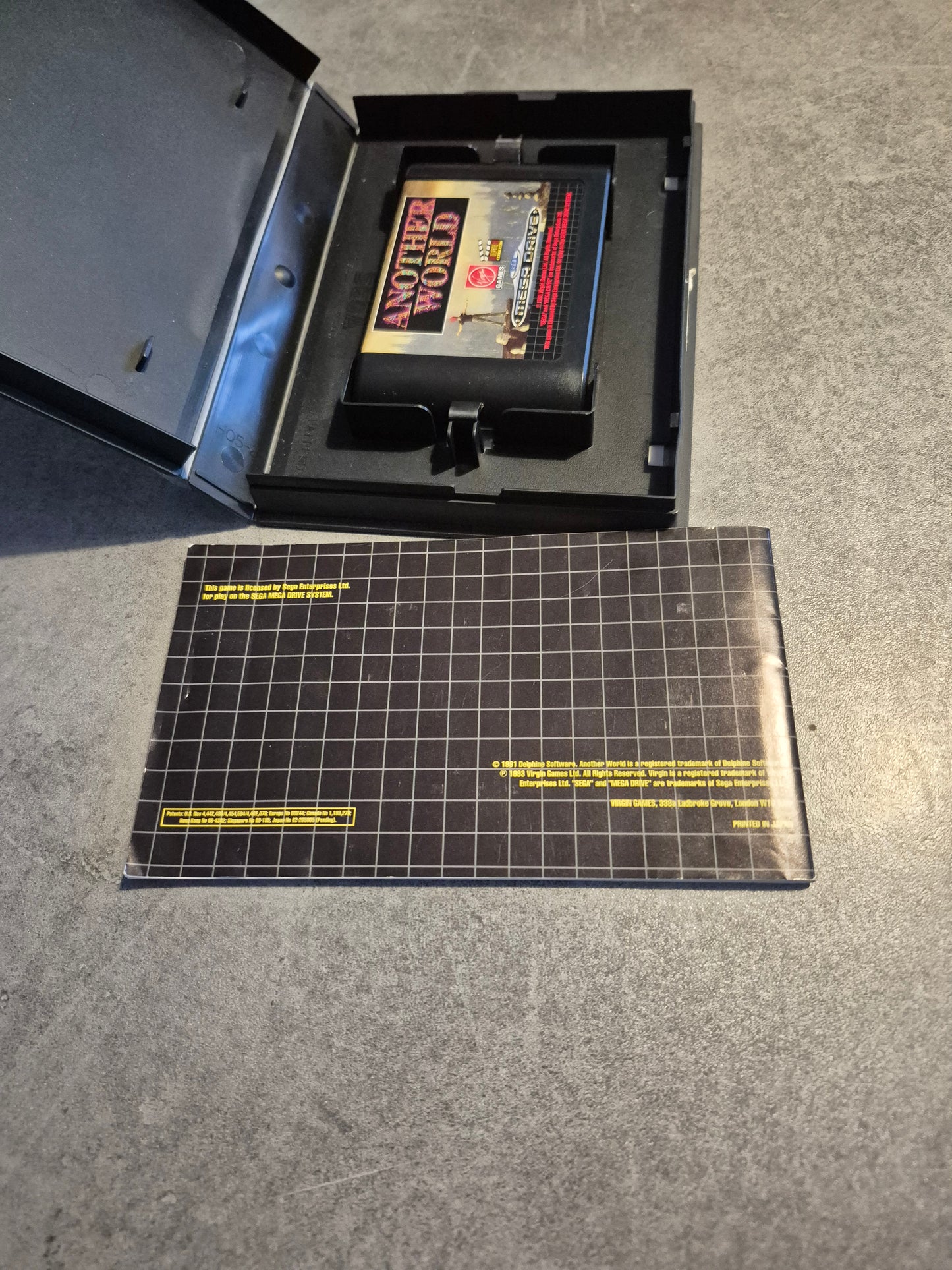 Jeu Another world sega megadrive complet pal excellent état