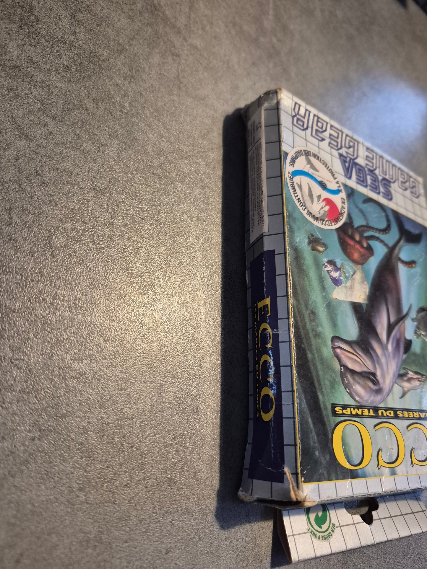 Jeu Ecco Les Marees du temps Sega Game Gear complet Fr