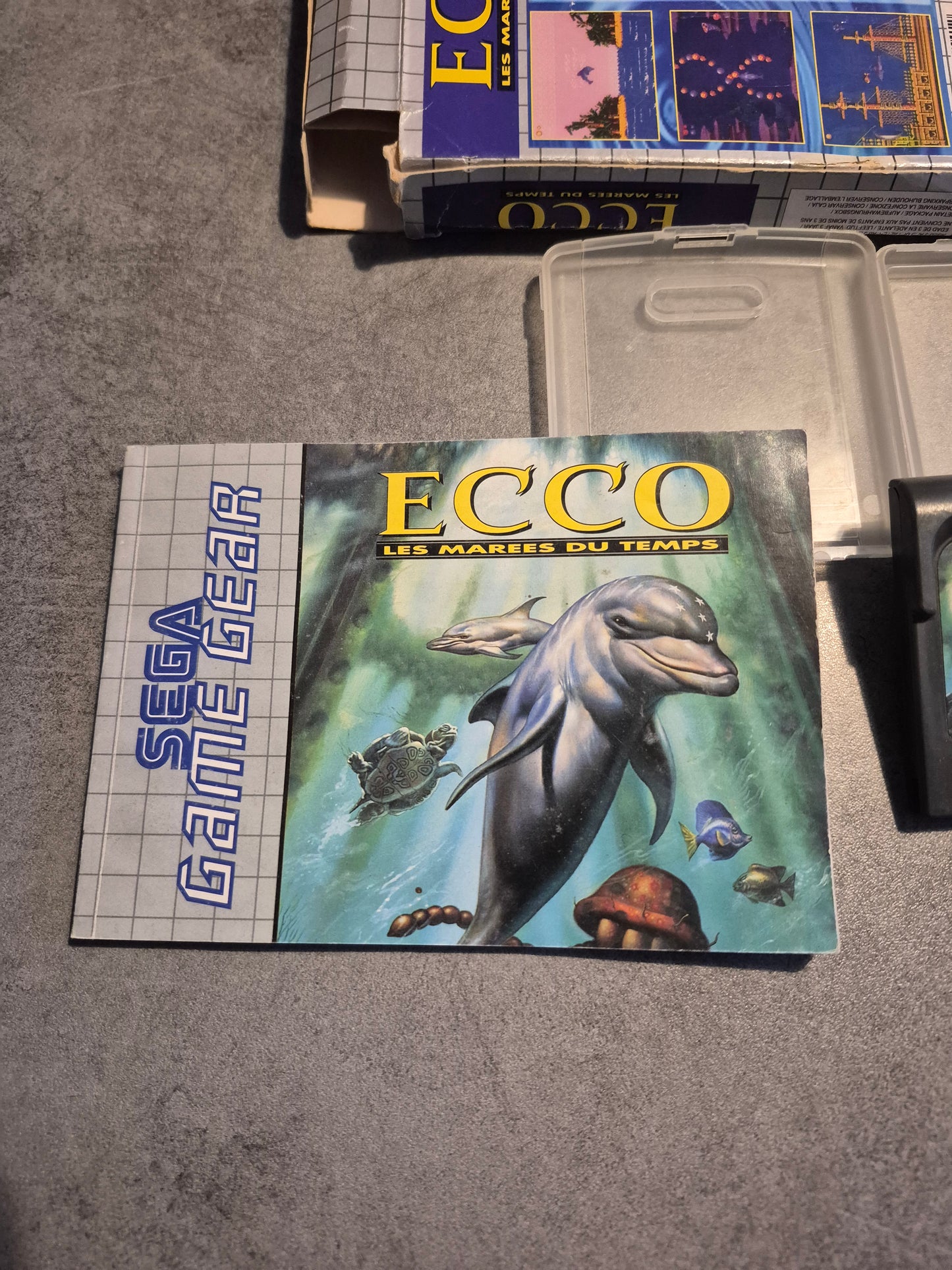 Jeu Ecco Les Marees du temps Sega Game Gear complet Fr