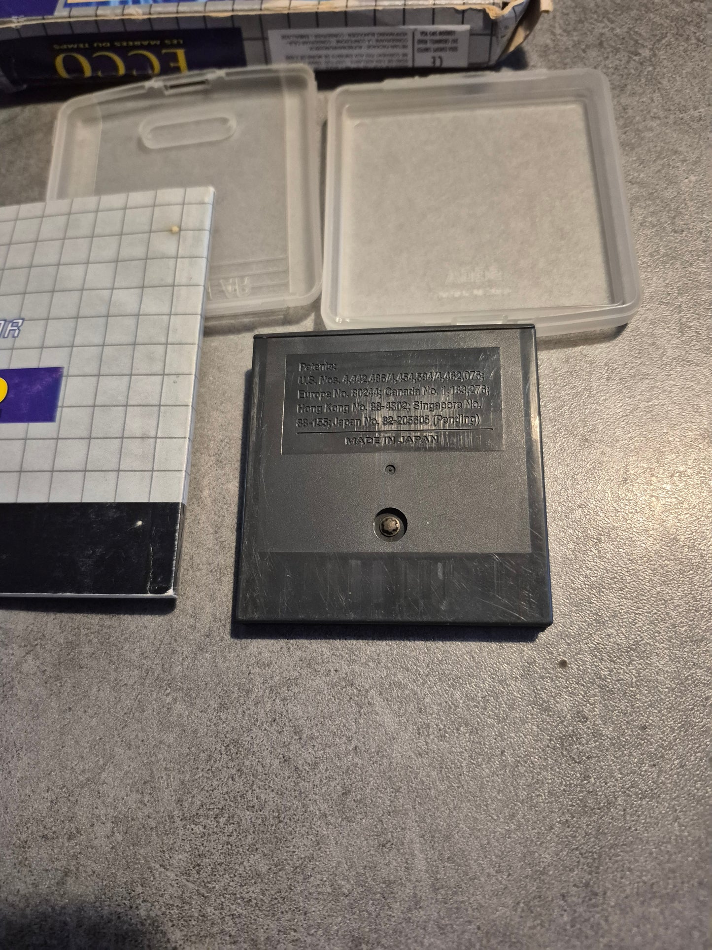 Jeu Ecco Les Marees du temps Sega Game Gear complet Fr