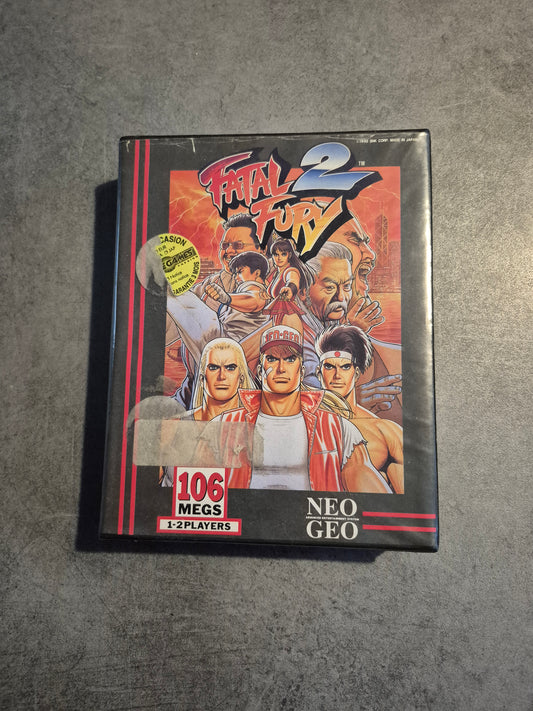Jeu Neo Geo AES Fatal Fury 2 CIB Complet USA Original 100%