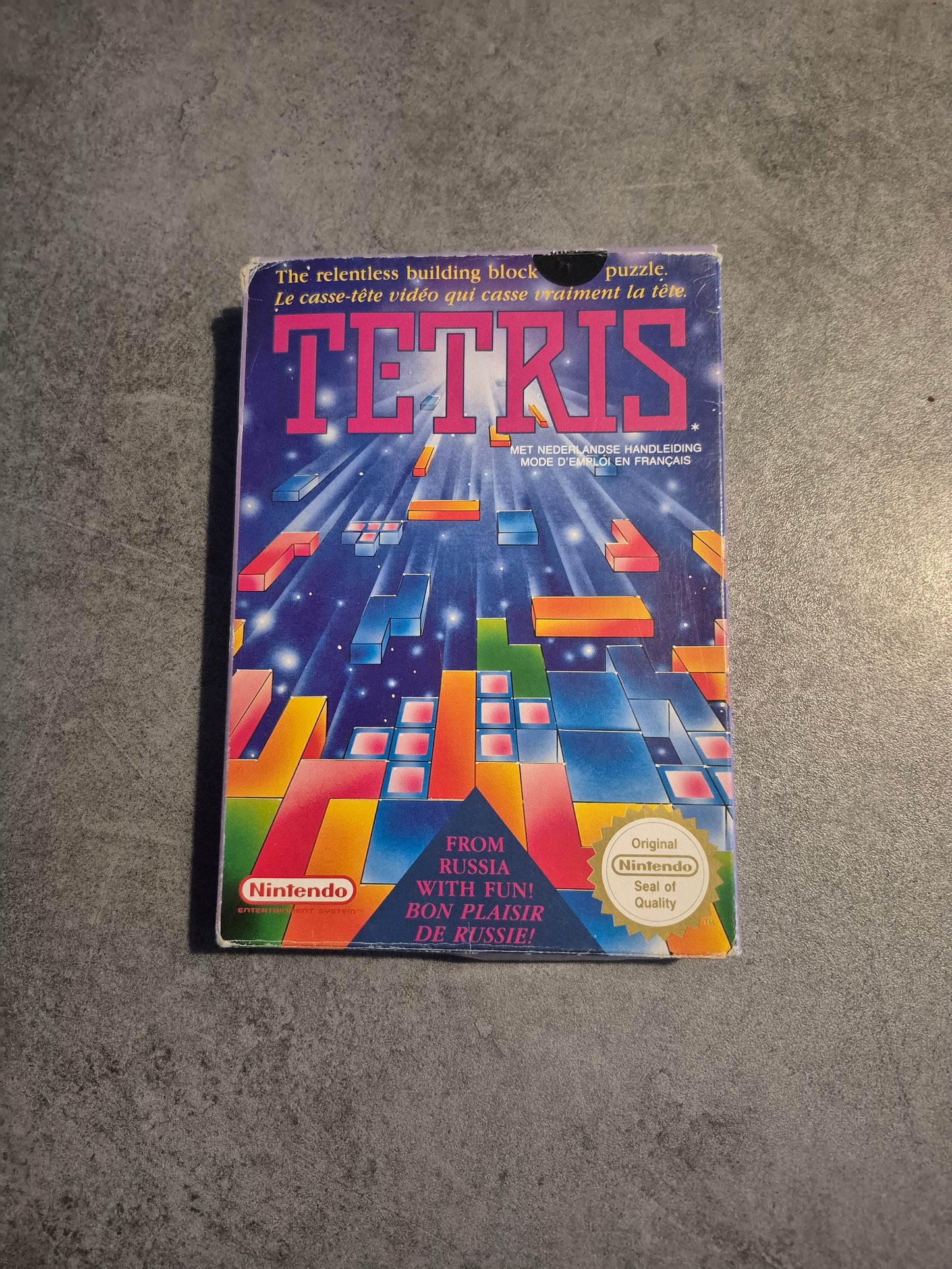 Jeu Tetris Nintendo NES Complet Pal Fah Cib