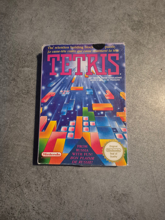 Jeu Tetris Nintendo NES Complet Pal Fah Cib