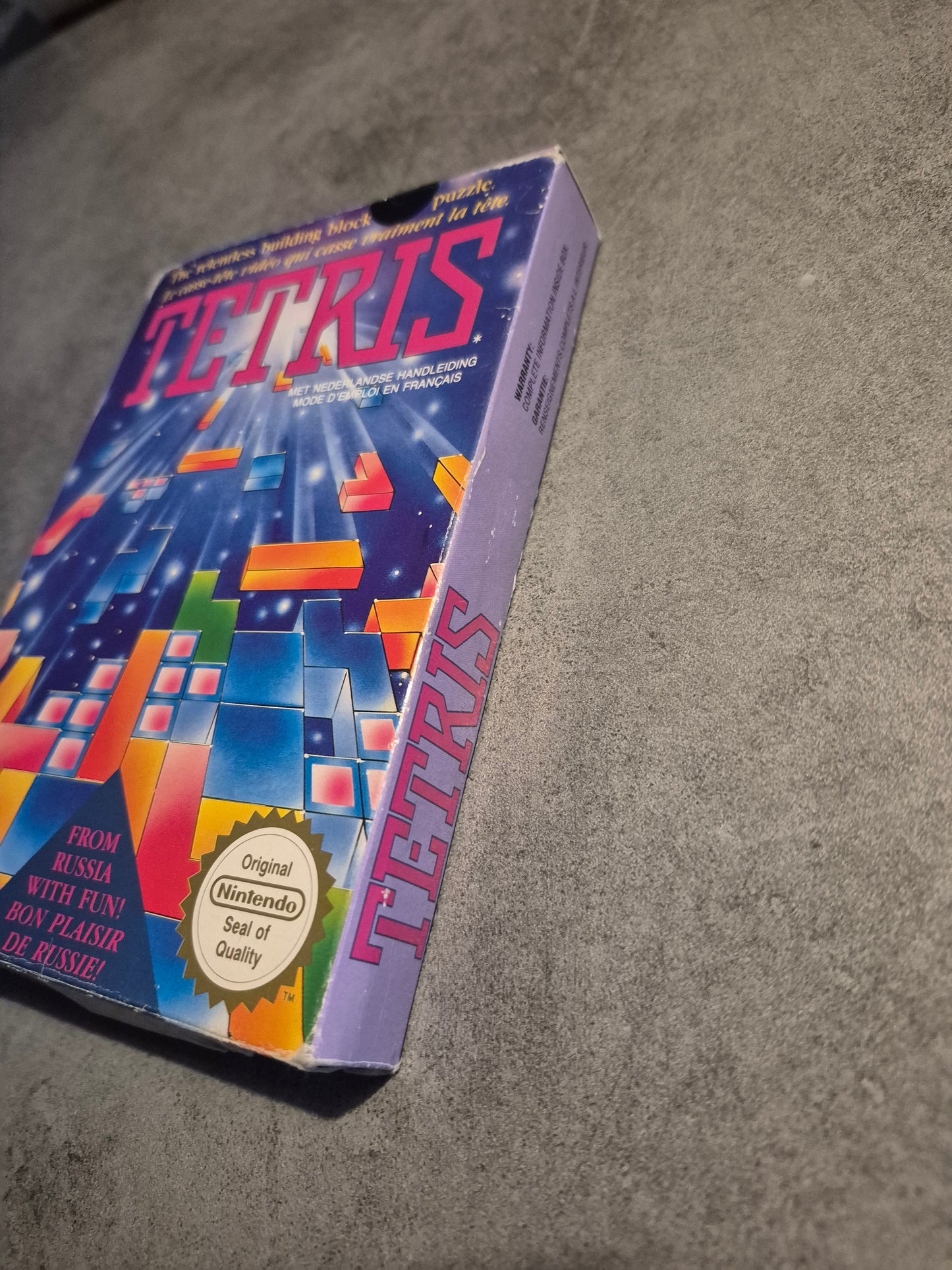 Jeu Tetris Nintendo NES Complet Pal Fah Cib