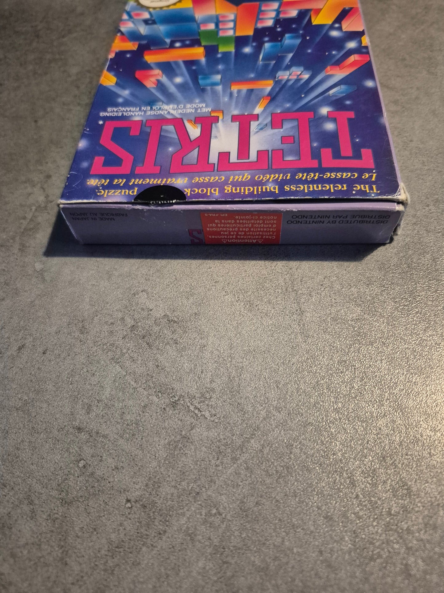 Jeu Tetris Nintendo NES Complet Pal Fah Cib