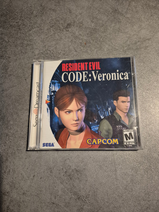 Jeu Resident Evil Code Veronica Sega Dreamcast Complet Ntsc-Us Cib
