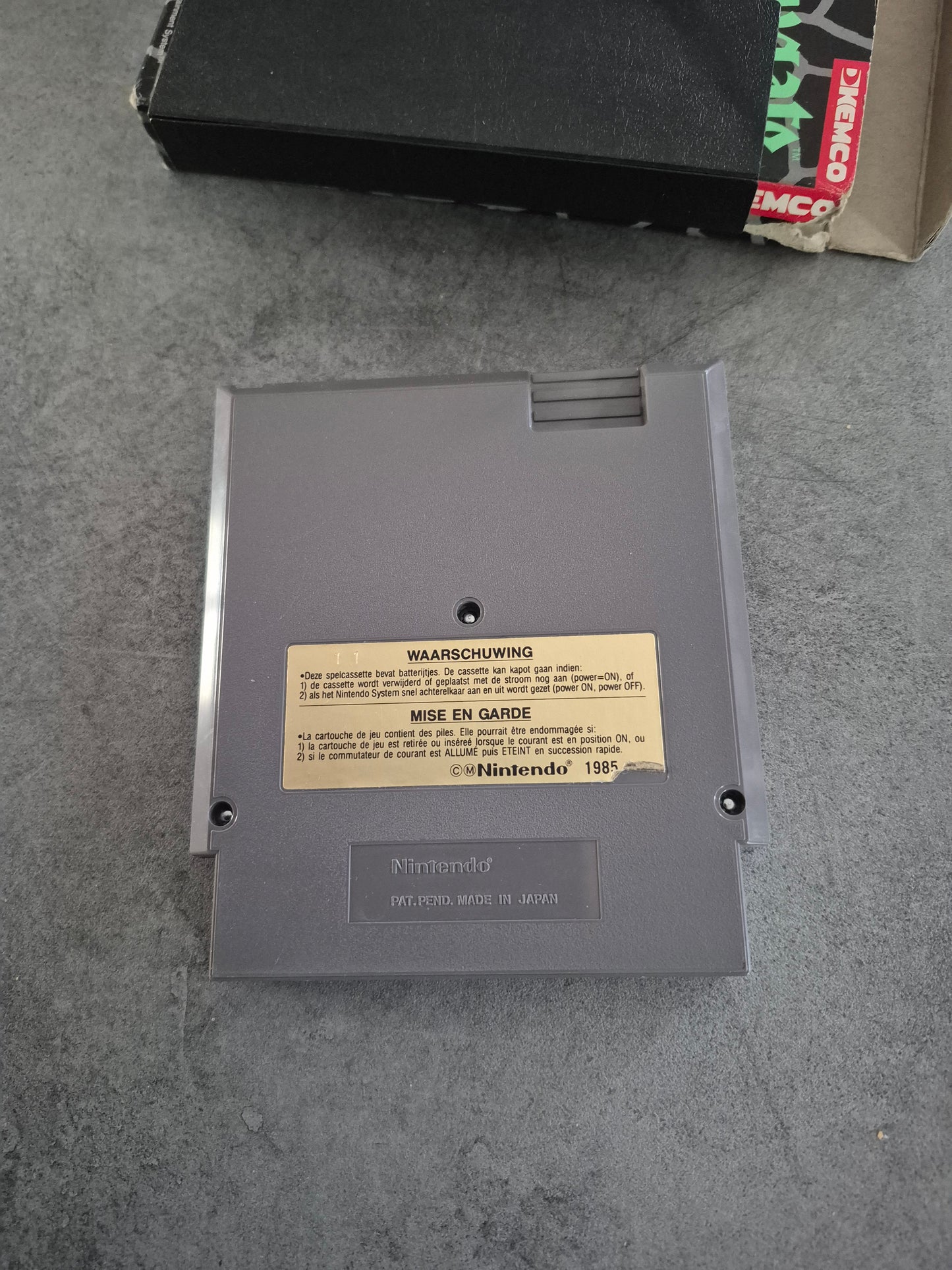 Jeu Shadowgate Nintendo Nes - Pal Fra B