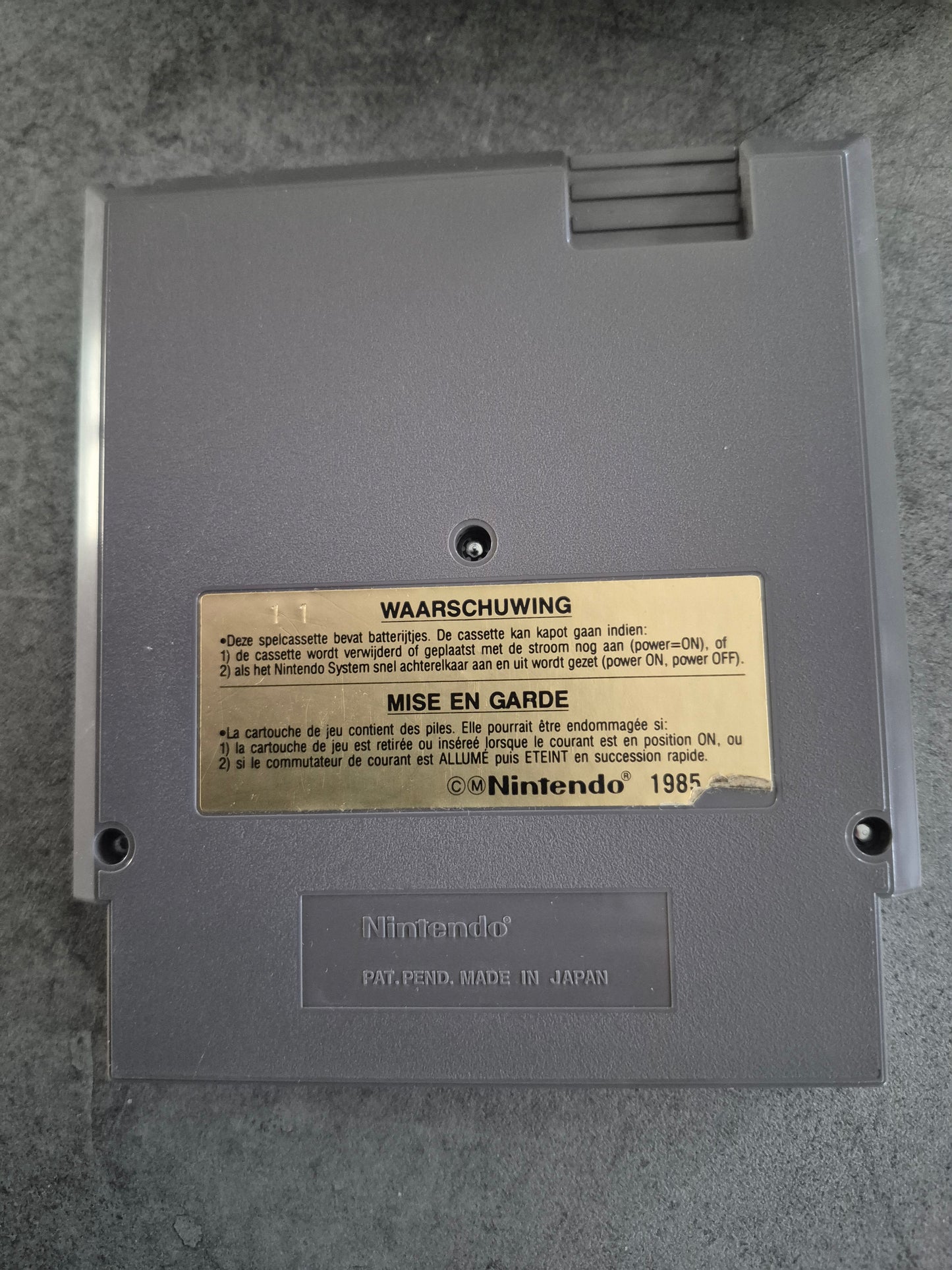Jeu Shadowgate Nintendo Nes - Pal Fra B