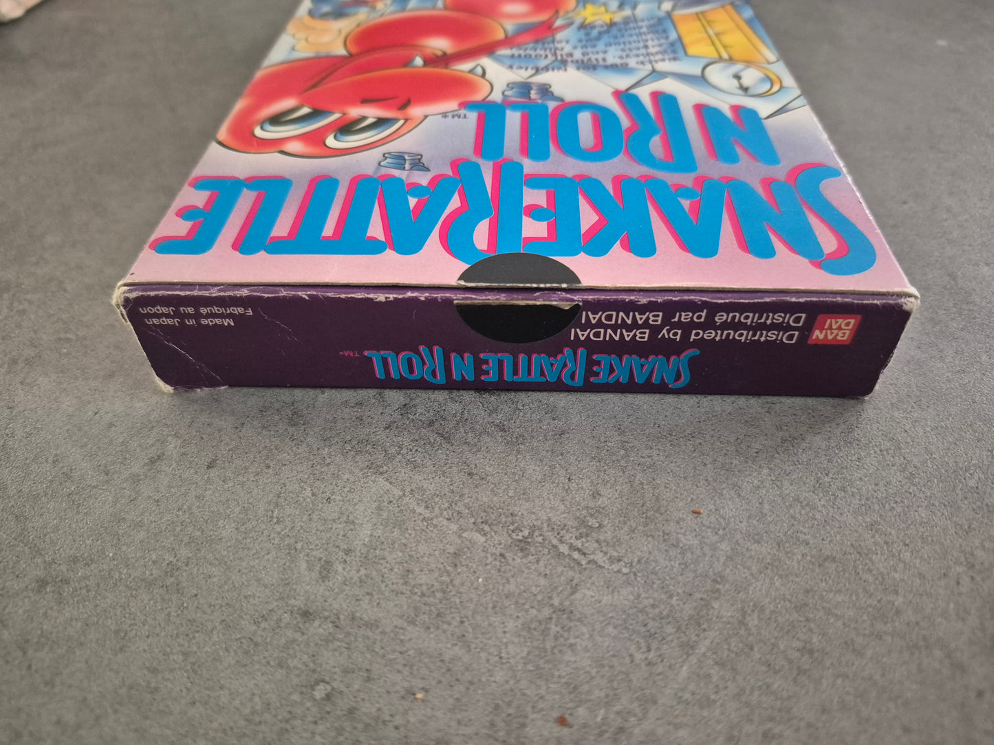 Jeu Snake Rattle N Roll Nintendo Nes Complet Cib Pal Fah