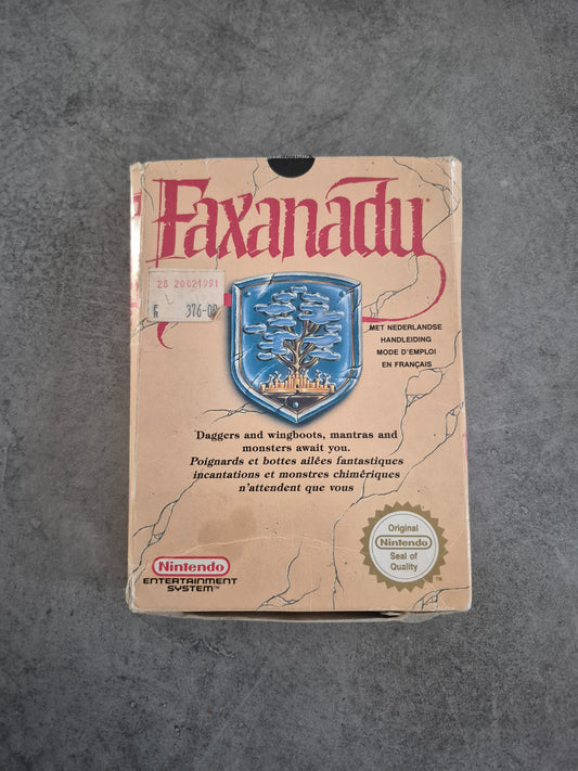 Jeu Faxanadu - Nintendo NES - Pal Fah Fra - Sans notice