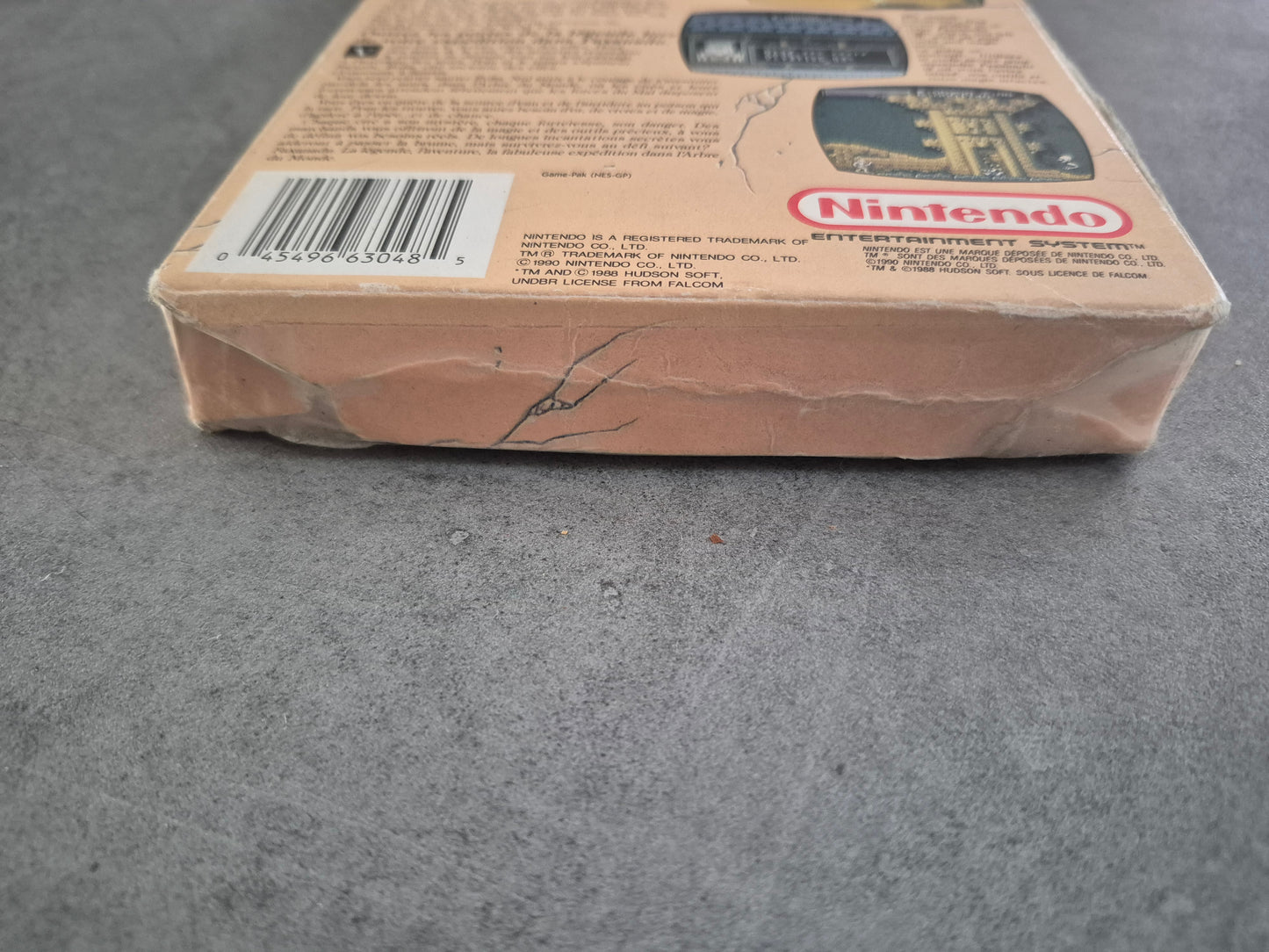 Jeu Faxanadu - Nintendo NES - Pal Fah Fra - Sans notice