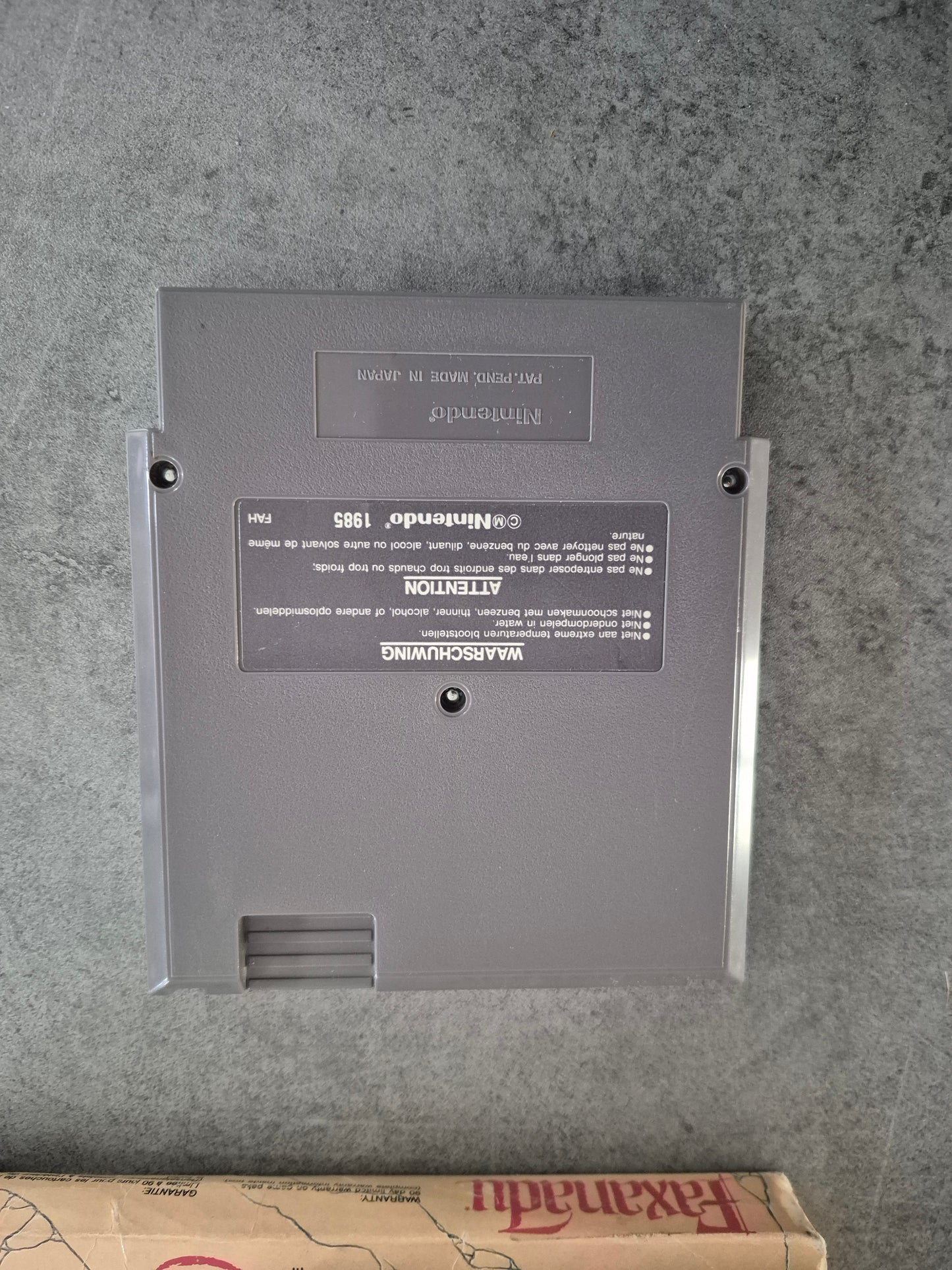 Jeu Faxanadu - Nintendo NES - Pal Fah Fra - Sans notice
