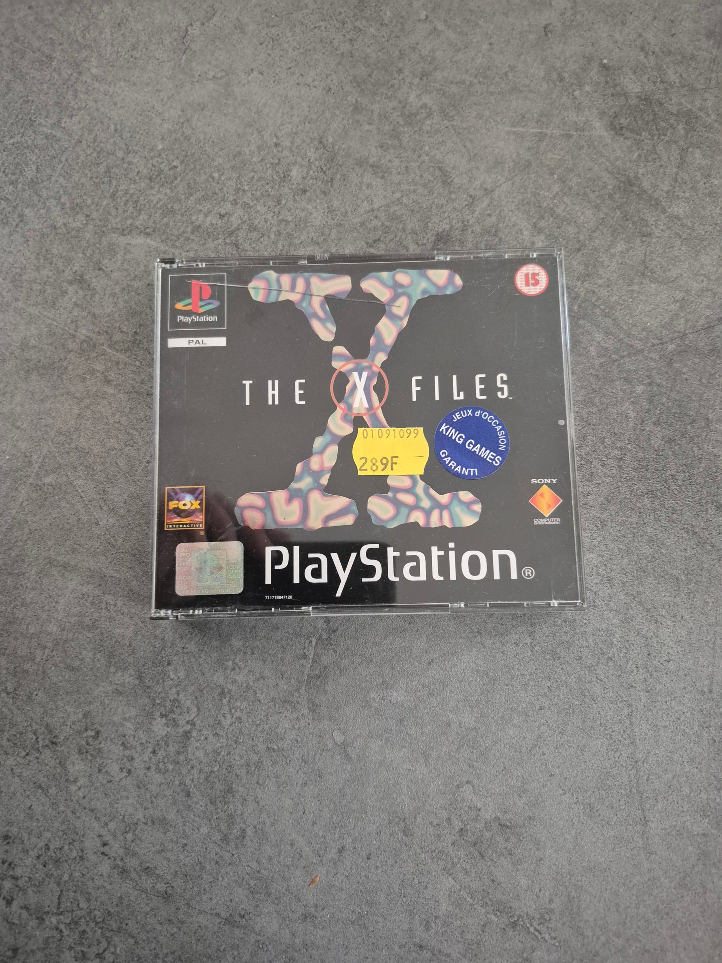 The X-Files - Jeu Playstation 1 PS1 - version Française 4CD Complet Black label