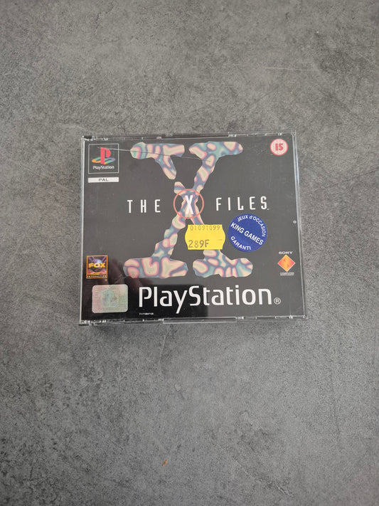 The X-Files - Jeu Playstation 1 PS1 - version Française 4CD Complet Black label