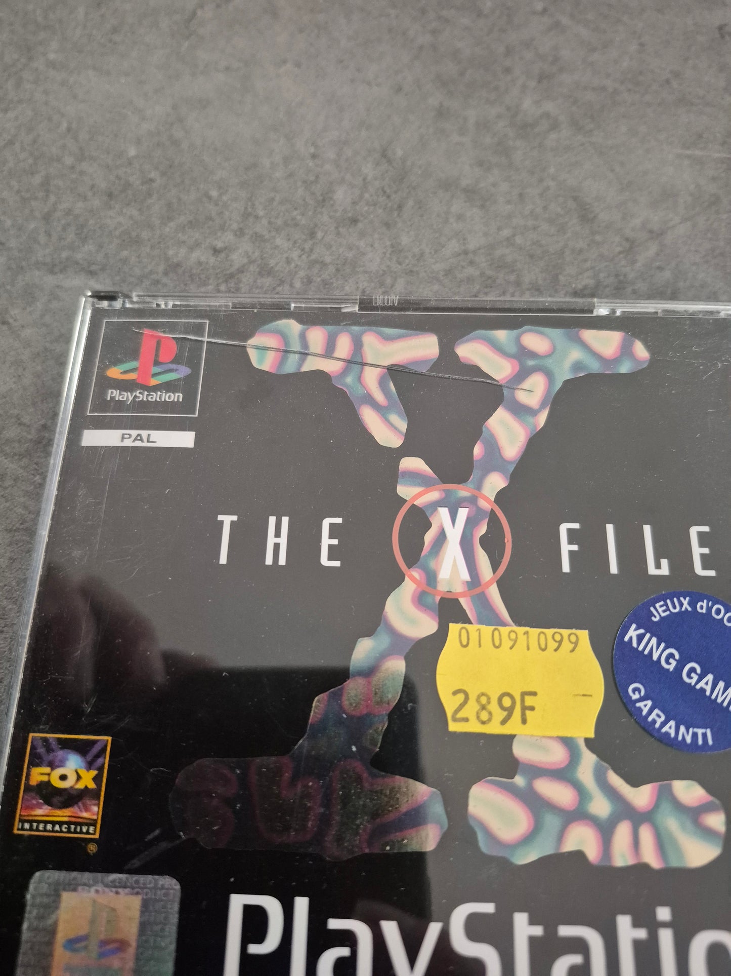 The X-Files - Jeu Playstation 1 PS1 - version Française 4CD Complet Black label