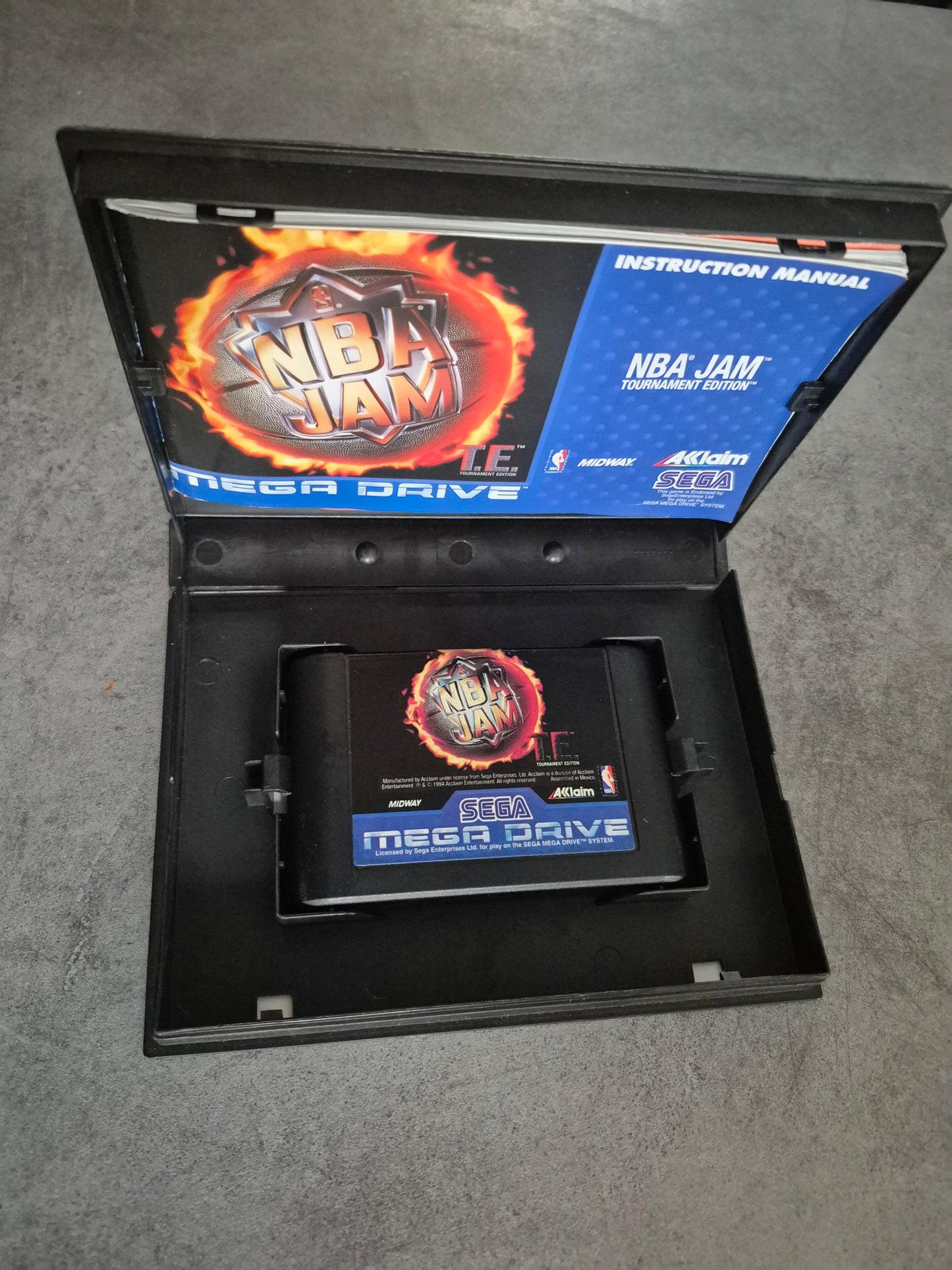 Jeu NBA Jam T.E. Tournament Edition Sega Megadrive PAL complet avec boite et notice