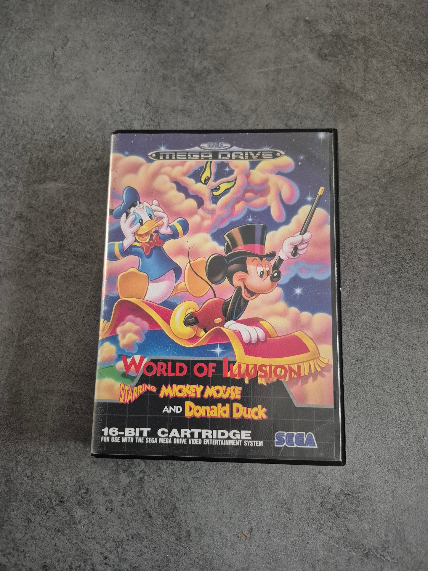 Jeu Mickey World of Illusion - Megadrive Mega Drive - Complet - PAL - Bon Etat