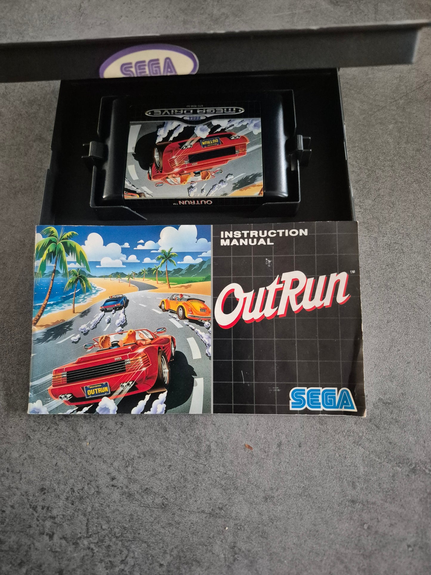 Jeu OutRun - SEGA Megadrive Mega Drive - Complet Pal
