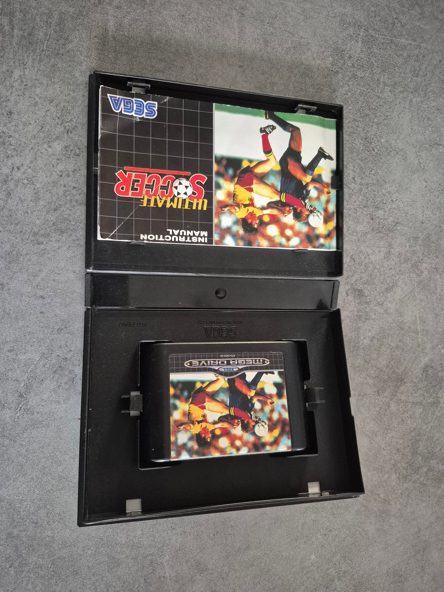 Jeu Sega Megadrive Mega Drive Ultimate Soccer complet Pal Cib