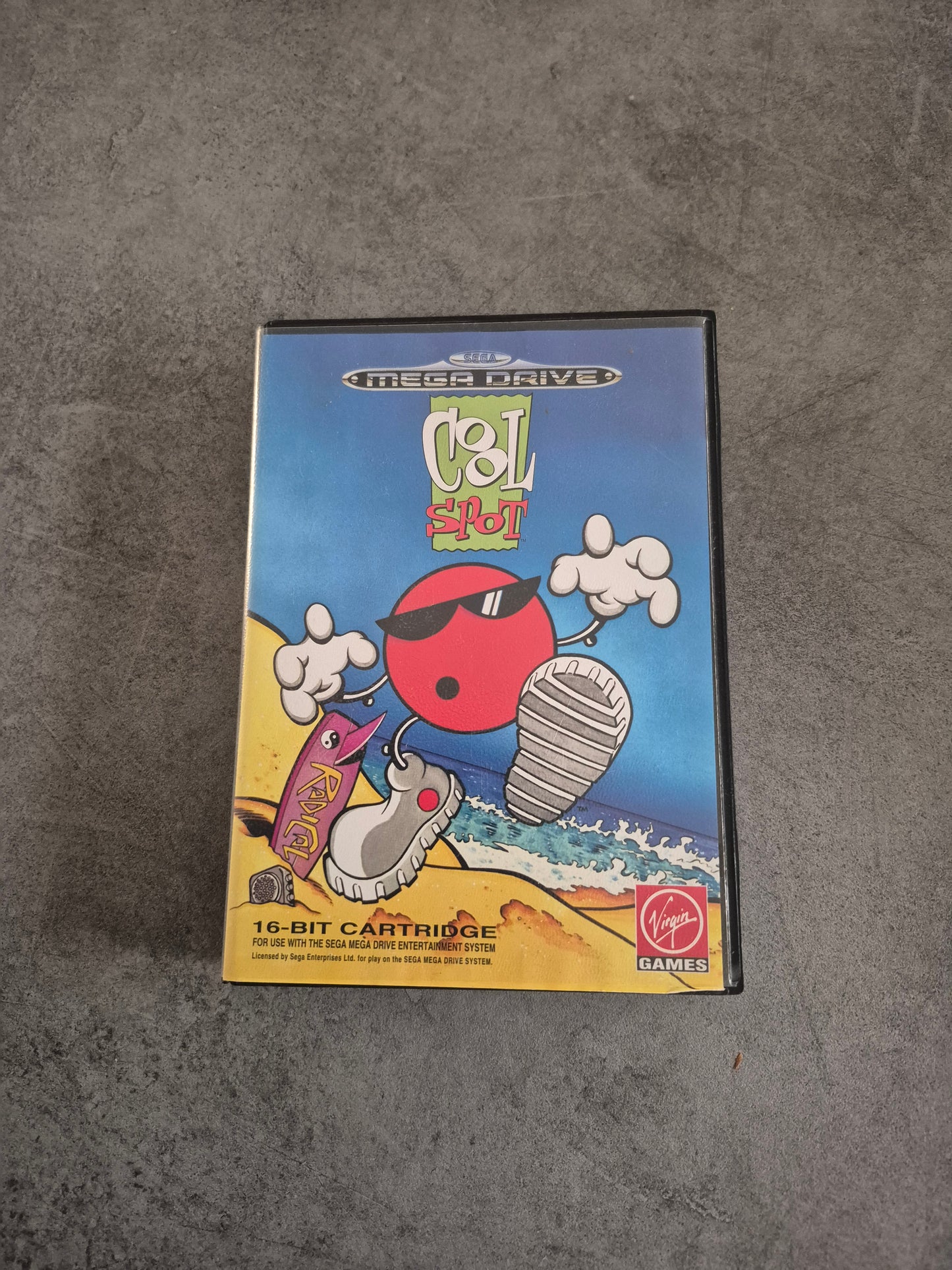 Jeu Cool Spot - Sega Mega Drive Megadrive MD Complet Pal Euro