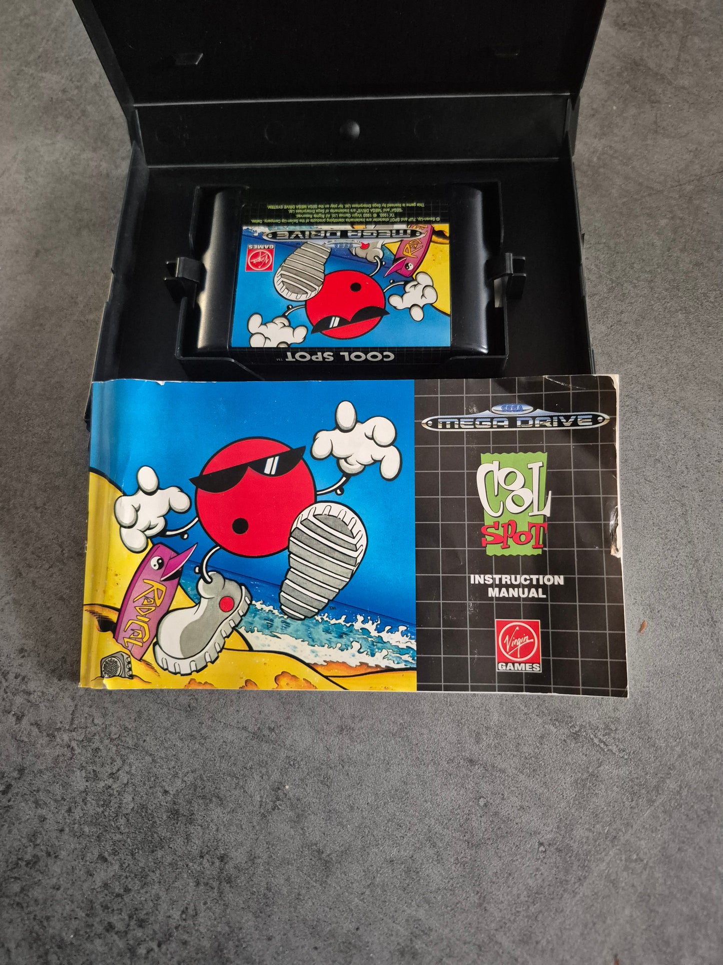 Jeu Cool Spot - Sega Mega Drive Megadrive MD Complet Pal Euro