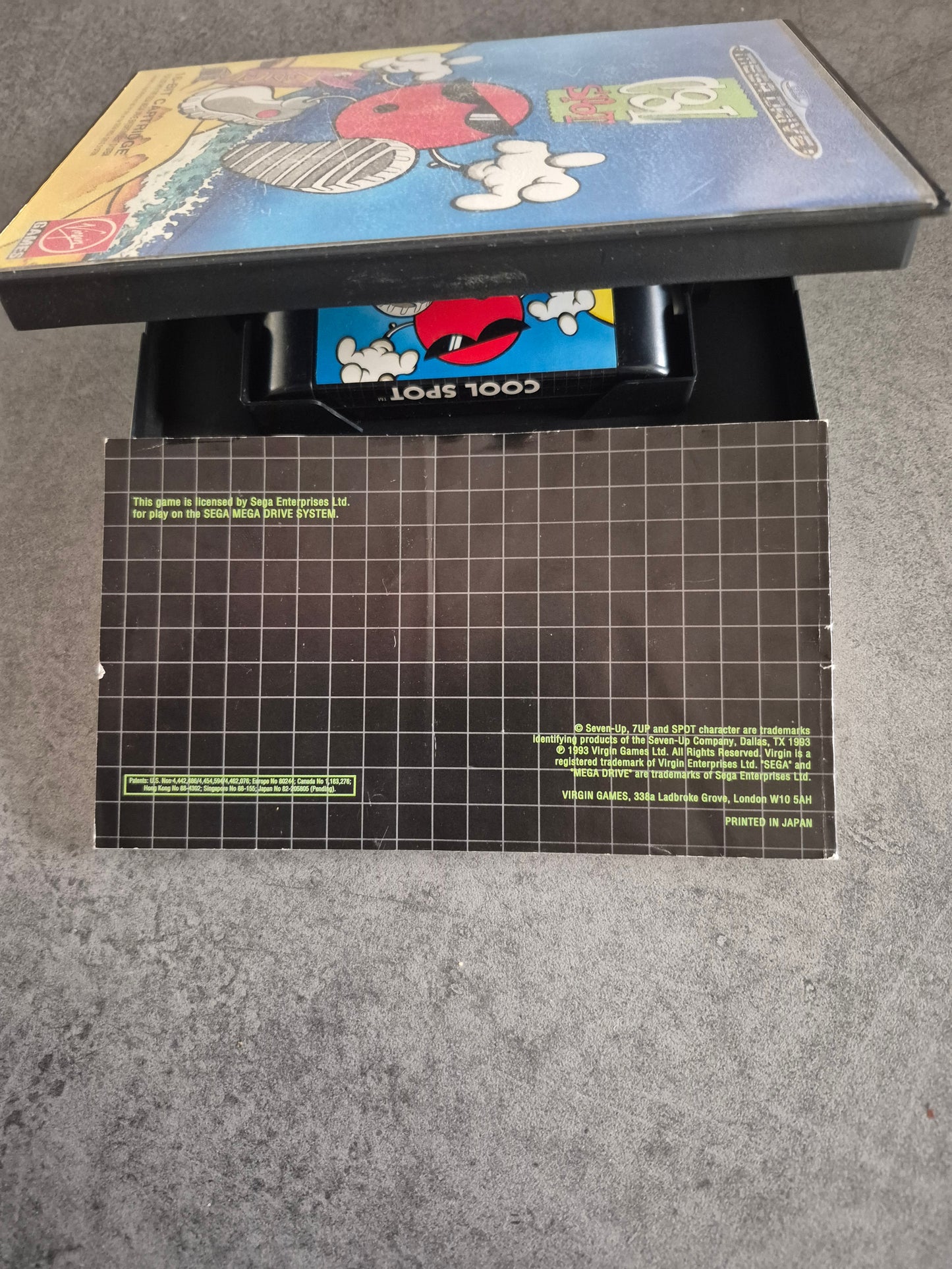 Jeu Cool Spot - Sega Mega Drive Megadrive MD Complet Pal Euro