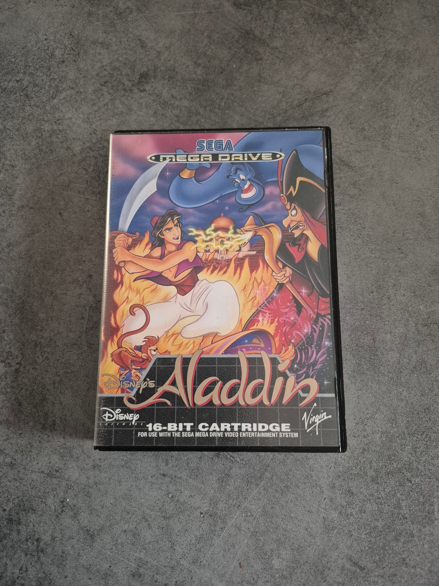 Jeu Aladdin Sega Mega Drive Megadrive complet Cib Pal Euro Fr