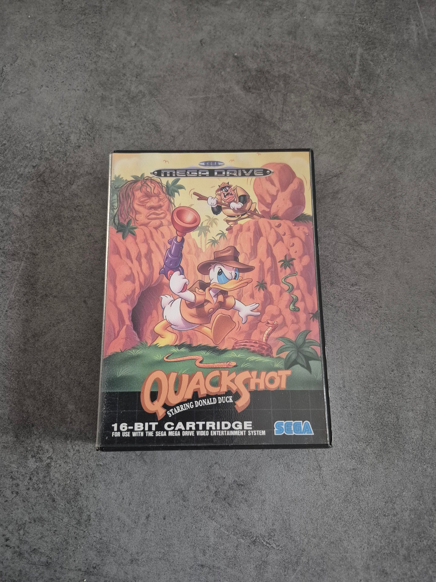 Jeu Quackshot - SEGA Megadrive Mega Drive - Complet CIB - PAL Eur FR