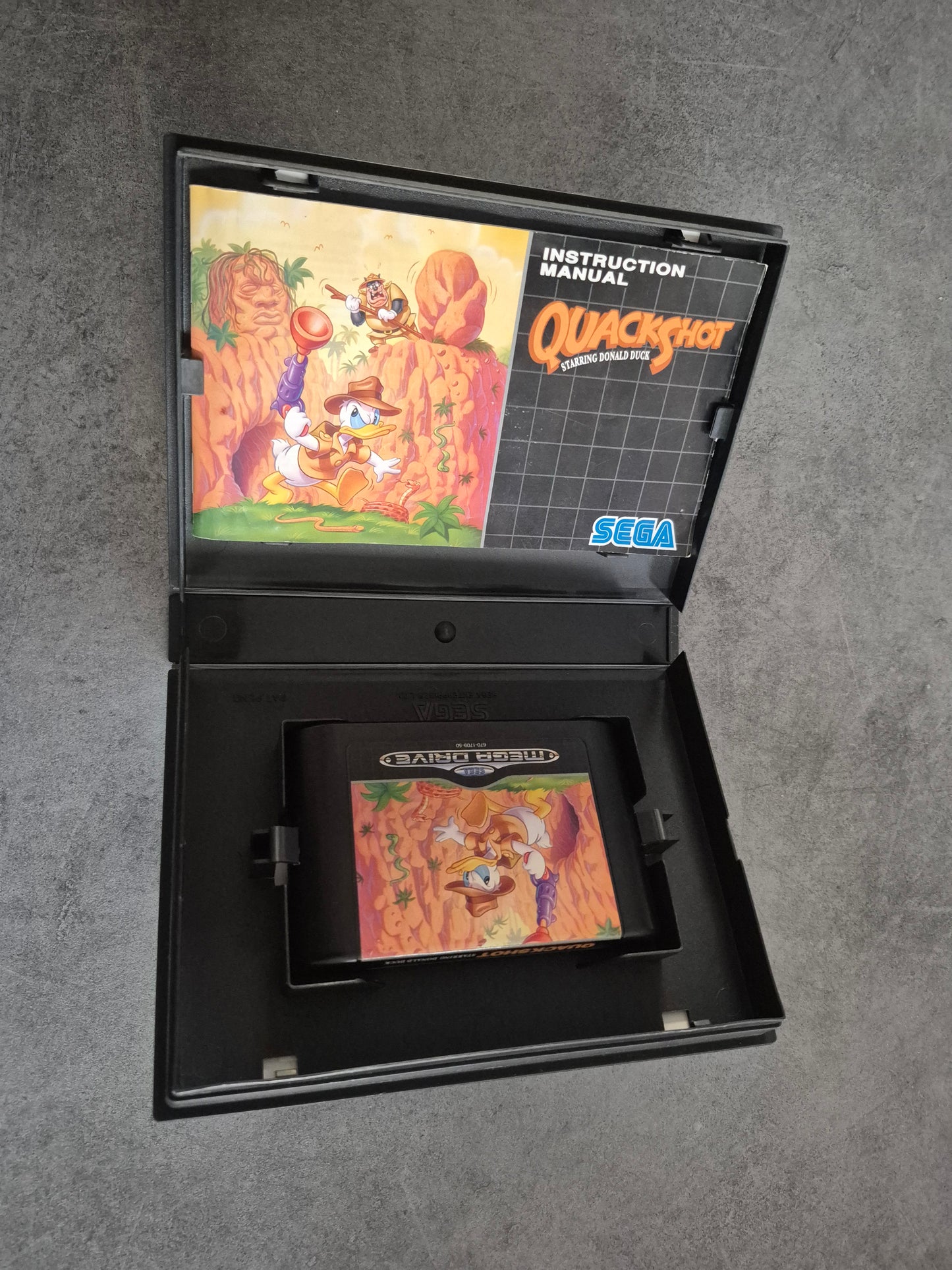 Jeu Quackshot - SEGA Megadrive Mega Drive - Complet CIB - PAL Eur FR