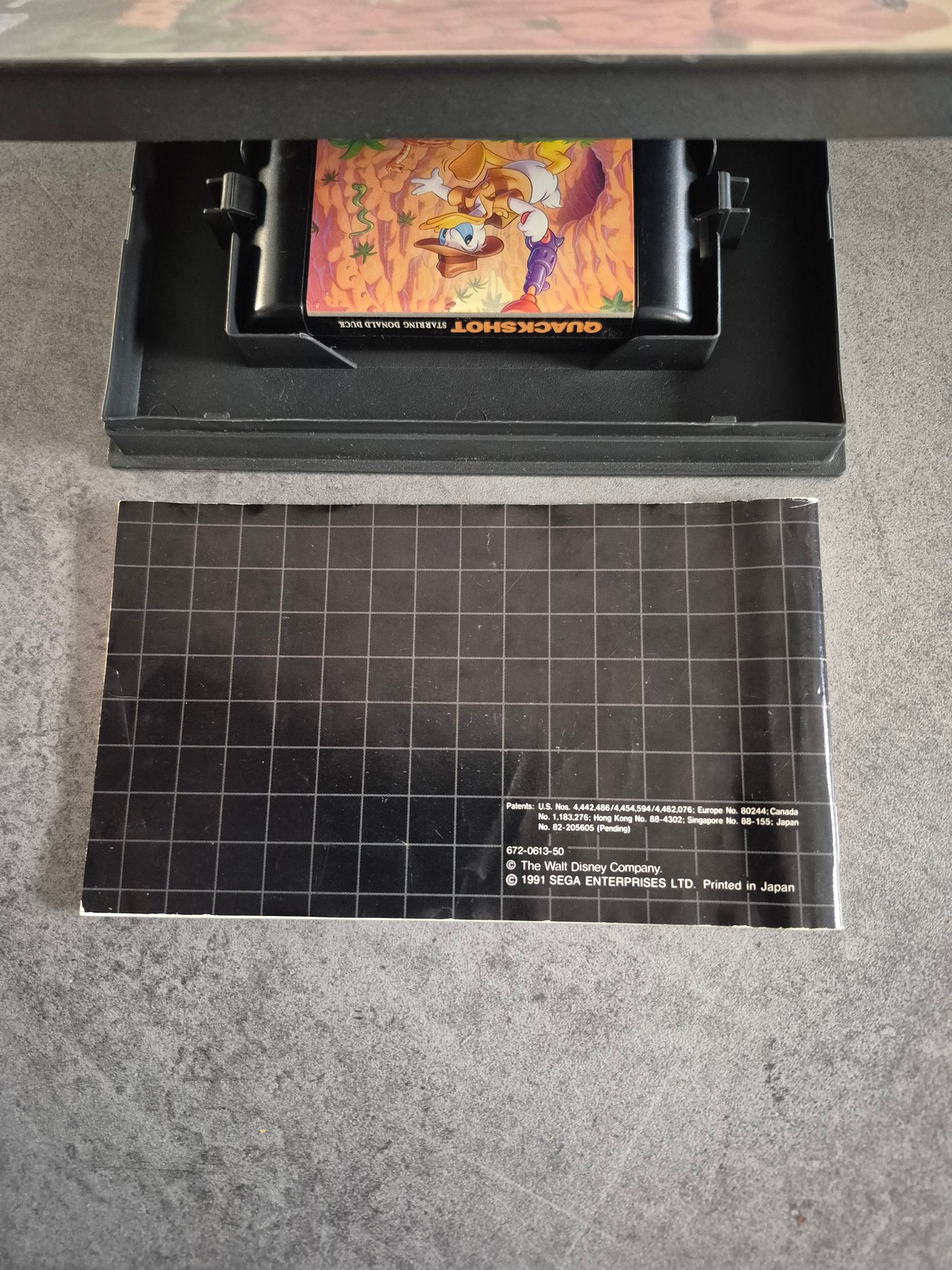 Jeu Quackshot - SEGA Megadrive Mega Drive - Complet CIB - PAL Eur FR